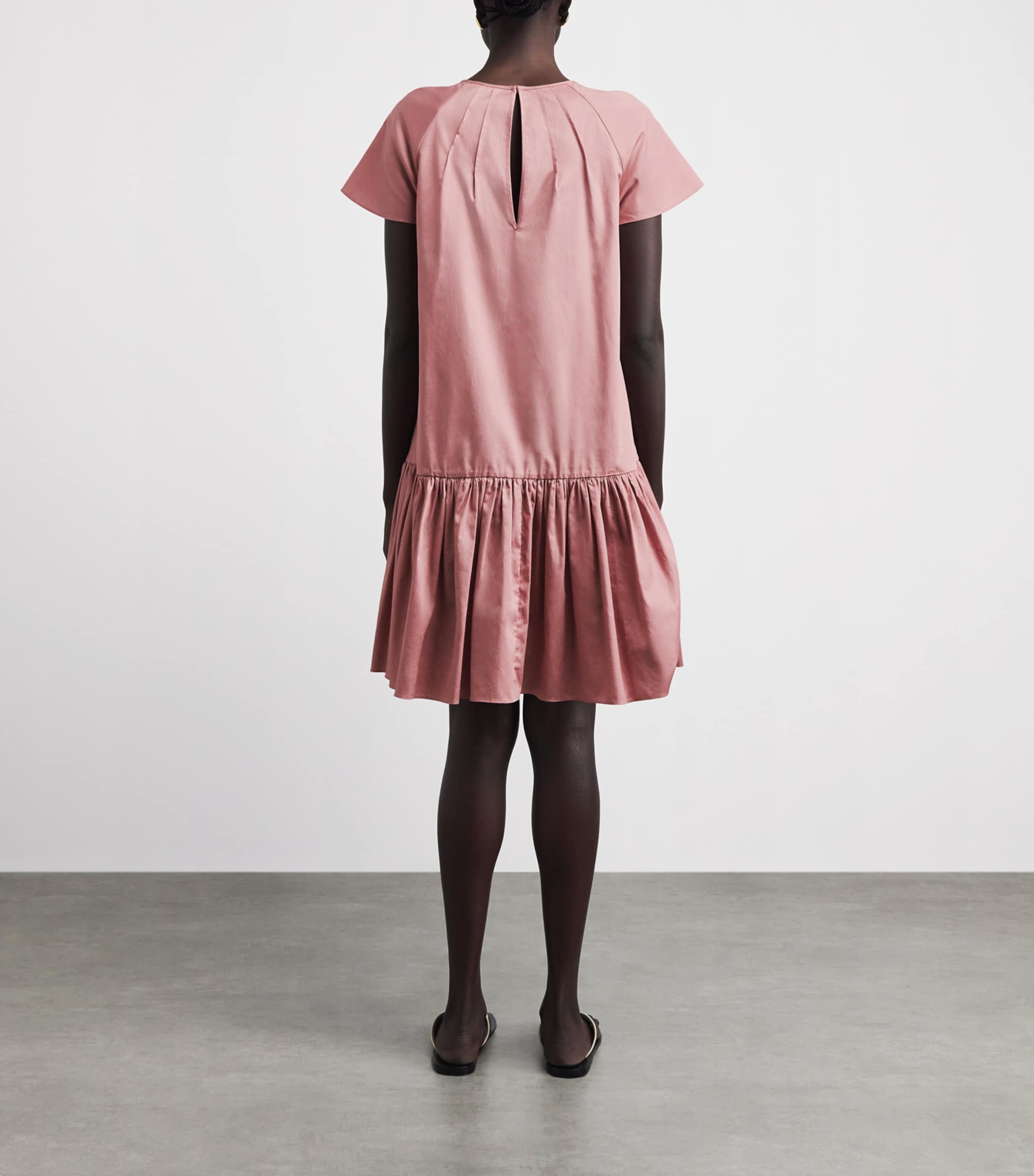 Joseph Womens Cotton Tazi Mini Dress Musk Image 4