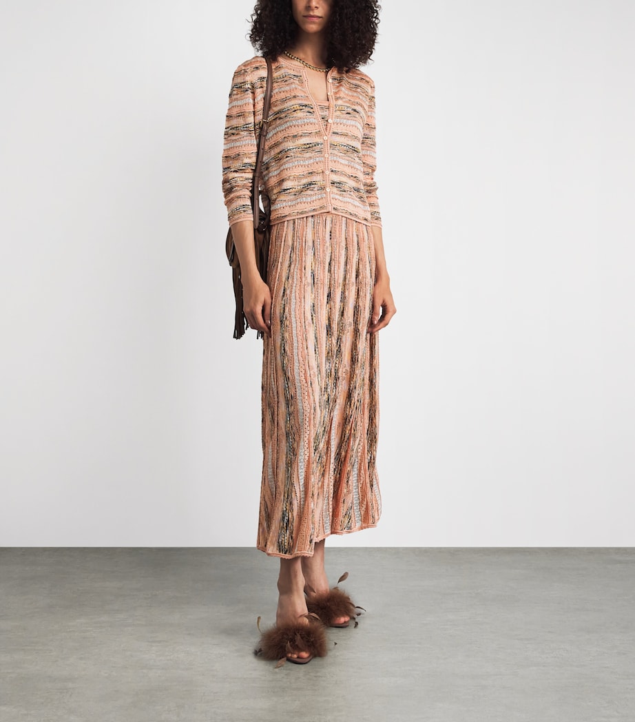 Ulla Johnson Womens Knitted Mia Cardigan Hibiscus Image 2