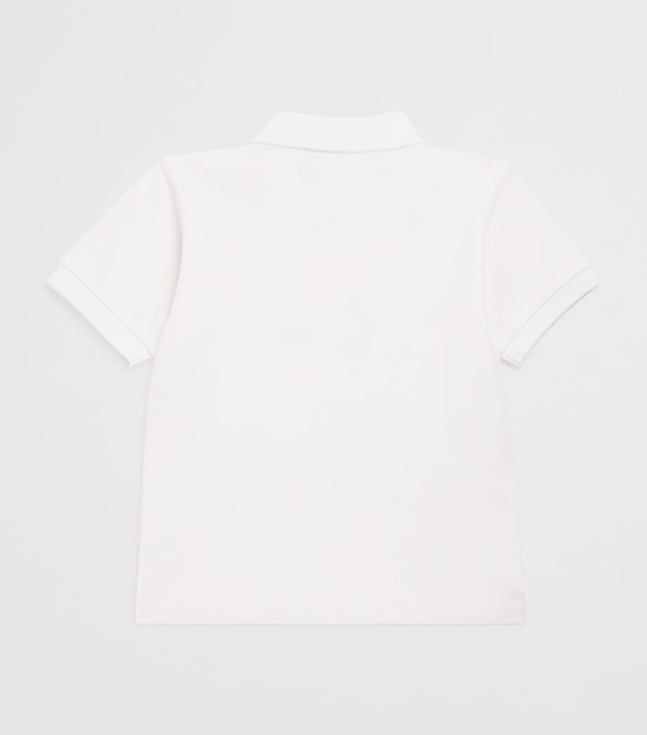 Comme Des Garçons Cotton Heart Logo Polo Shirt (2-6 Years) Image 2