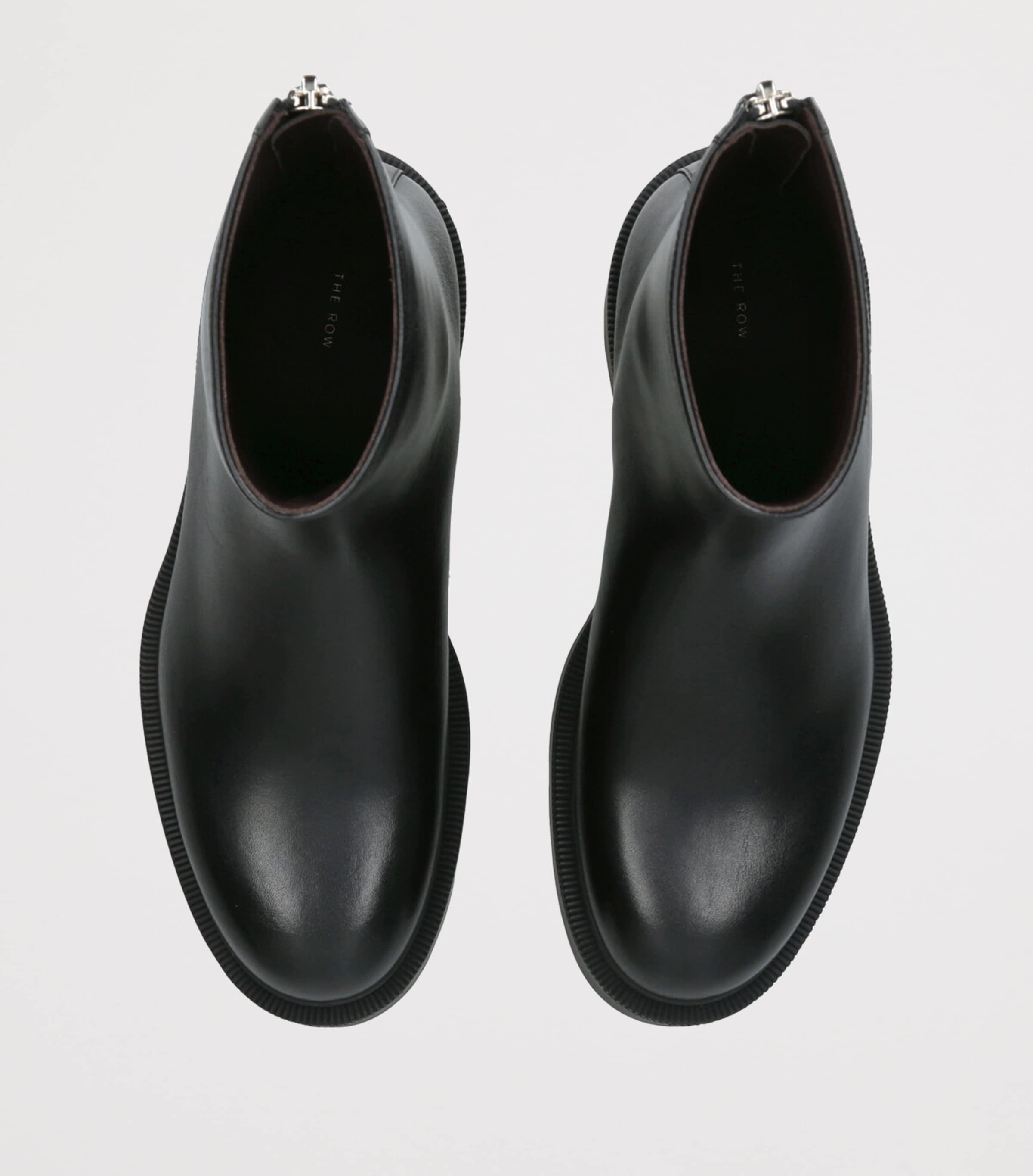 Nobilis Fast Leather Ankle Boots BLACK Image 4