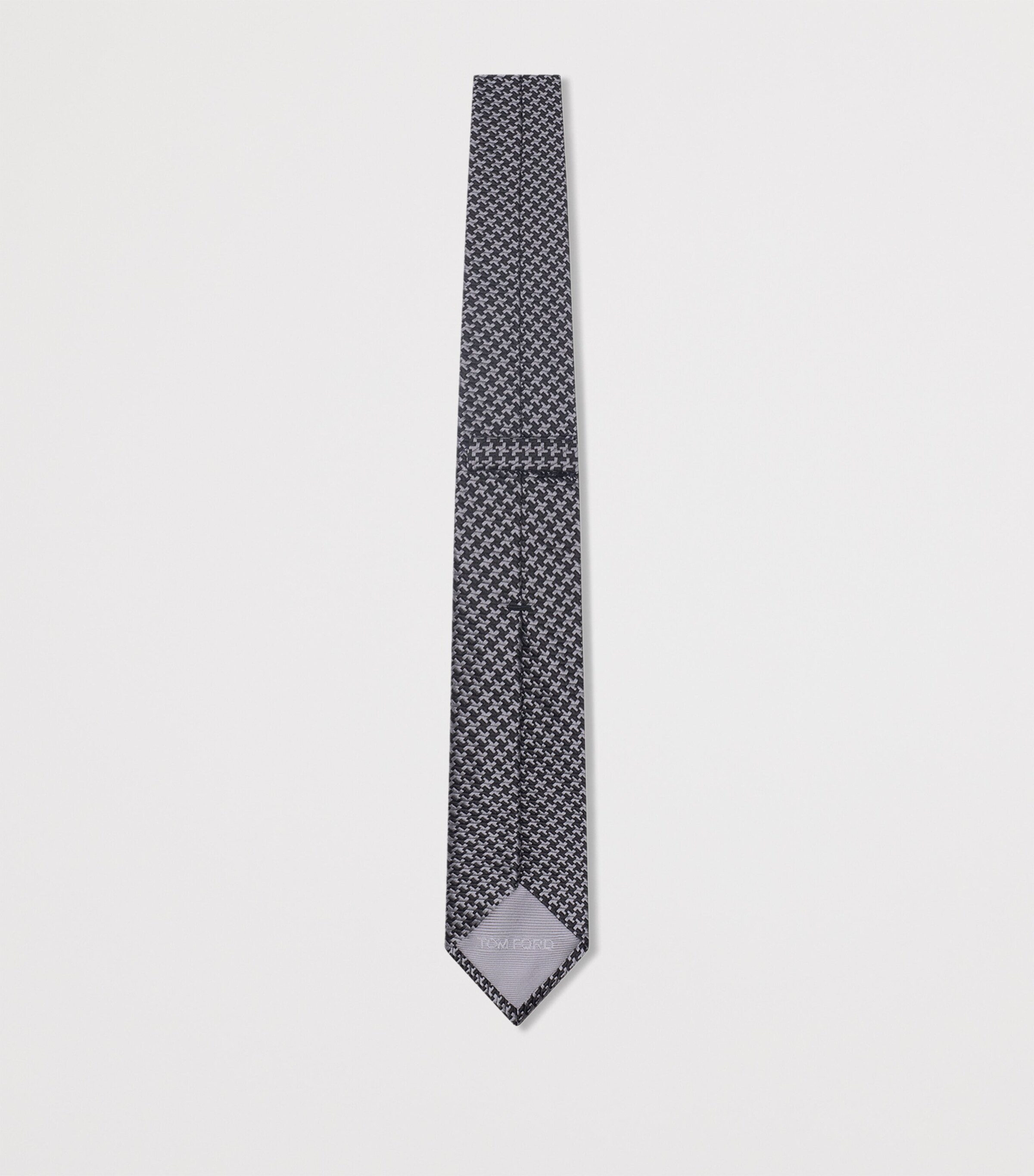 Silk Pied de Poule Tie IG600 Image 2