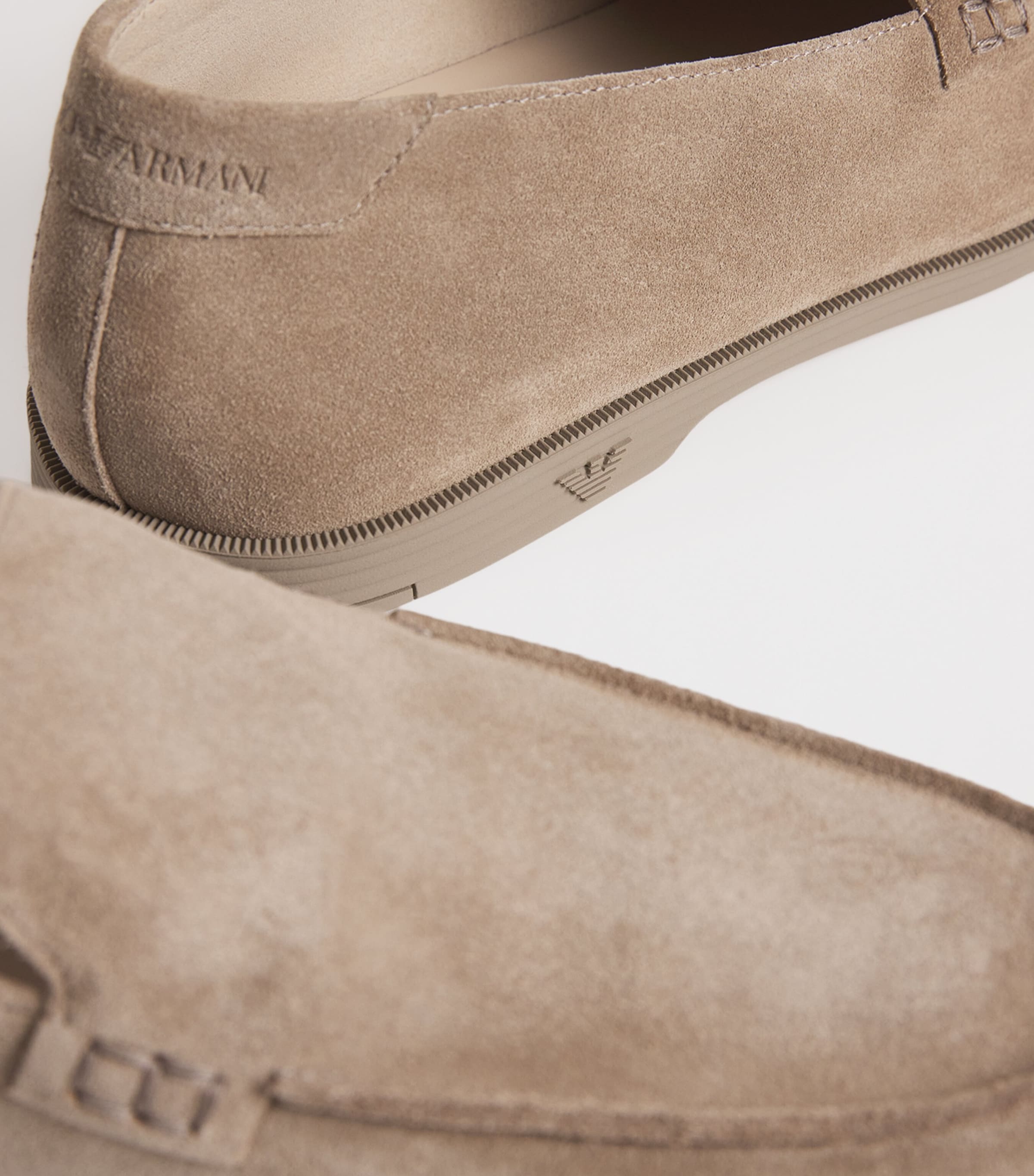 Suede Velour Loafers U6092 Image 7