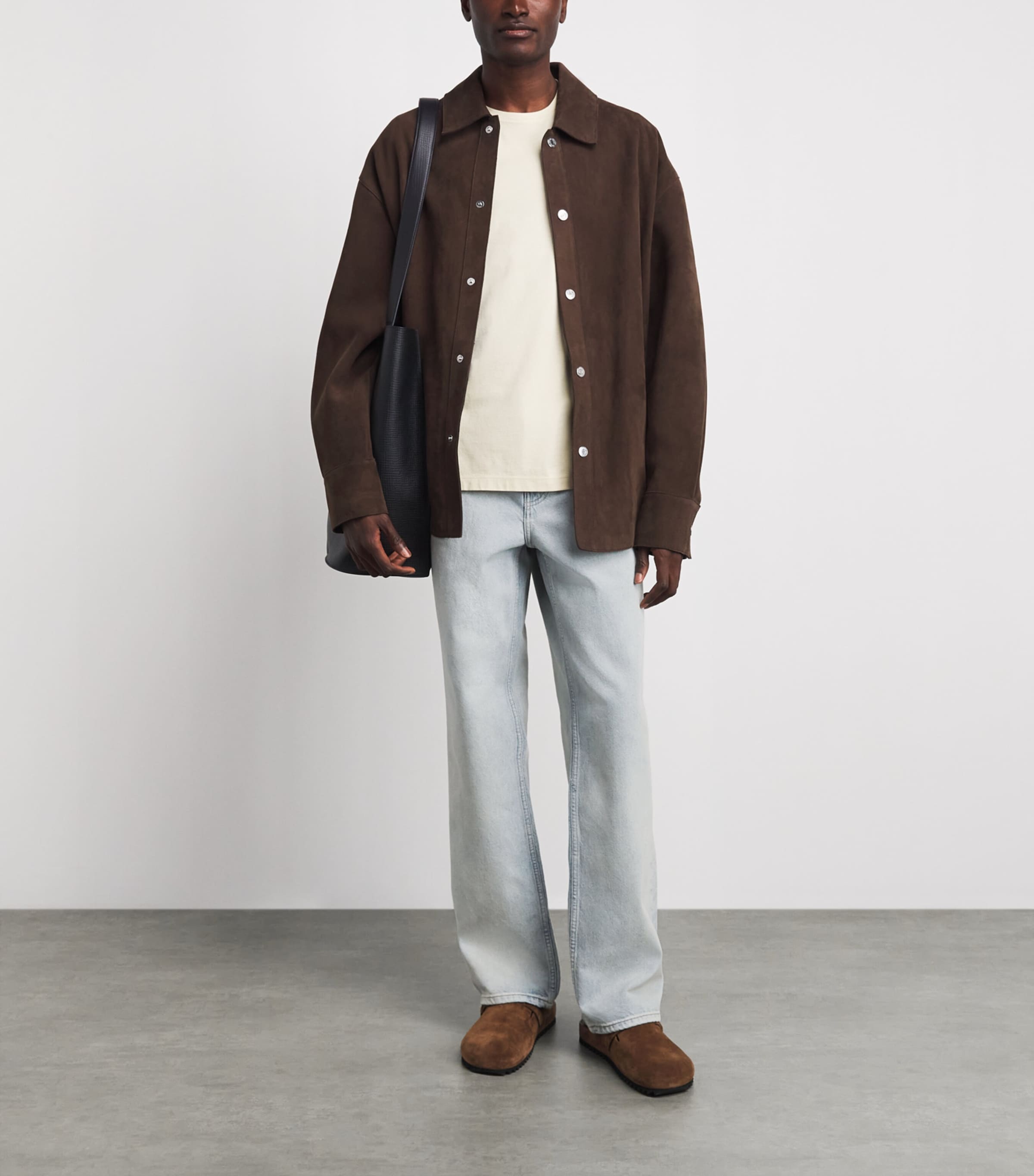 PAIGE Mens Doheny Wide-Leg Jeans Berto Image 2