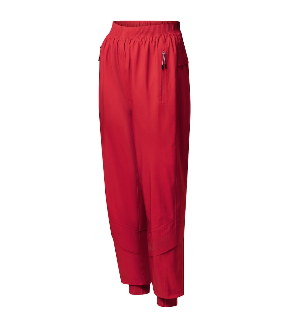 Logo-Perforation Sporty Trousers RED Image 3