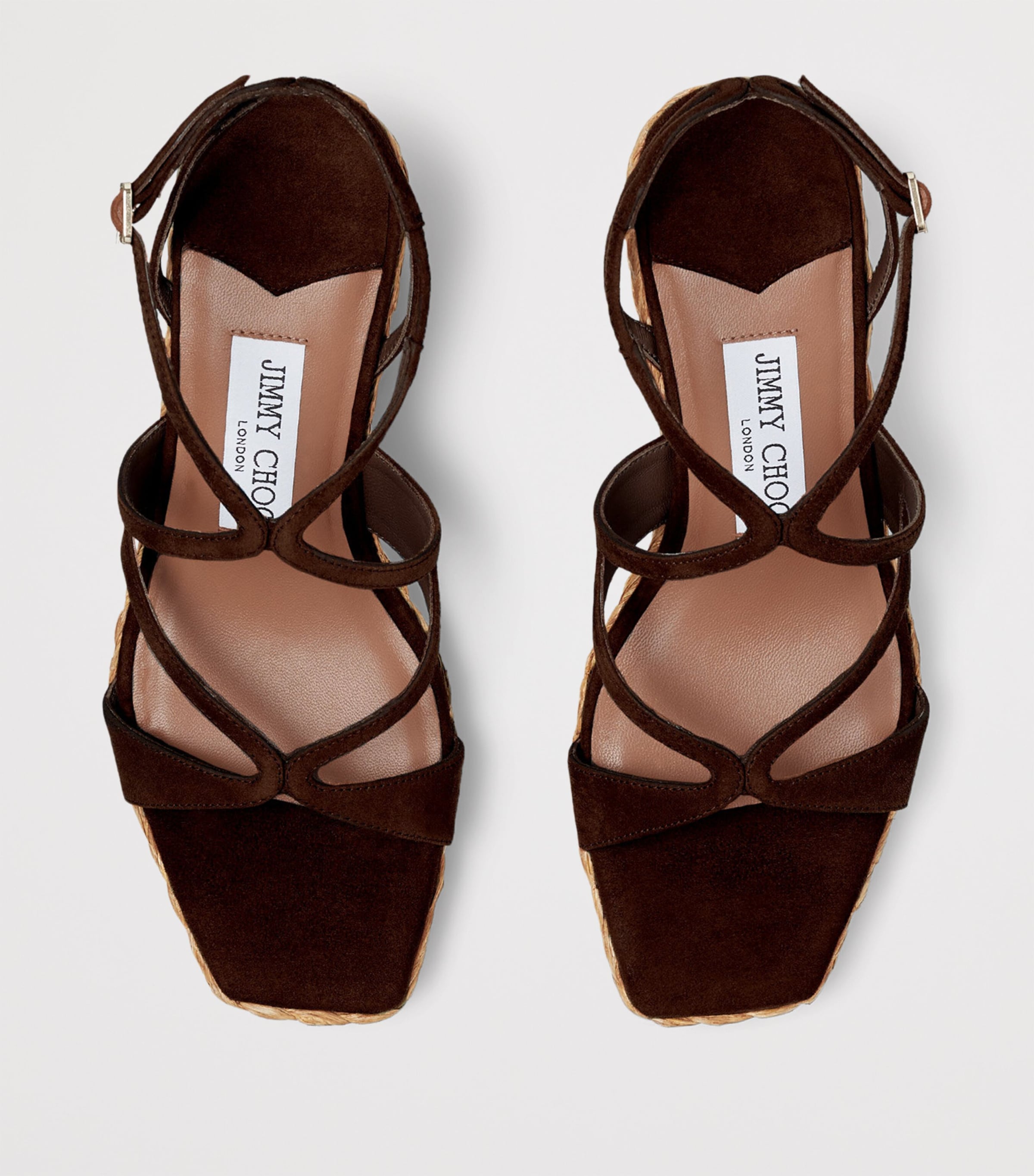 Ayla 85 Wedge Sandals COFFEE Image 4