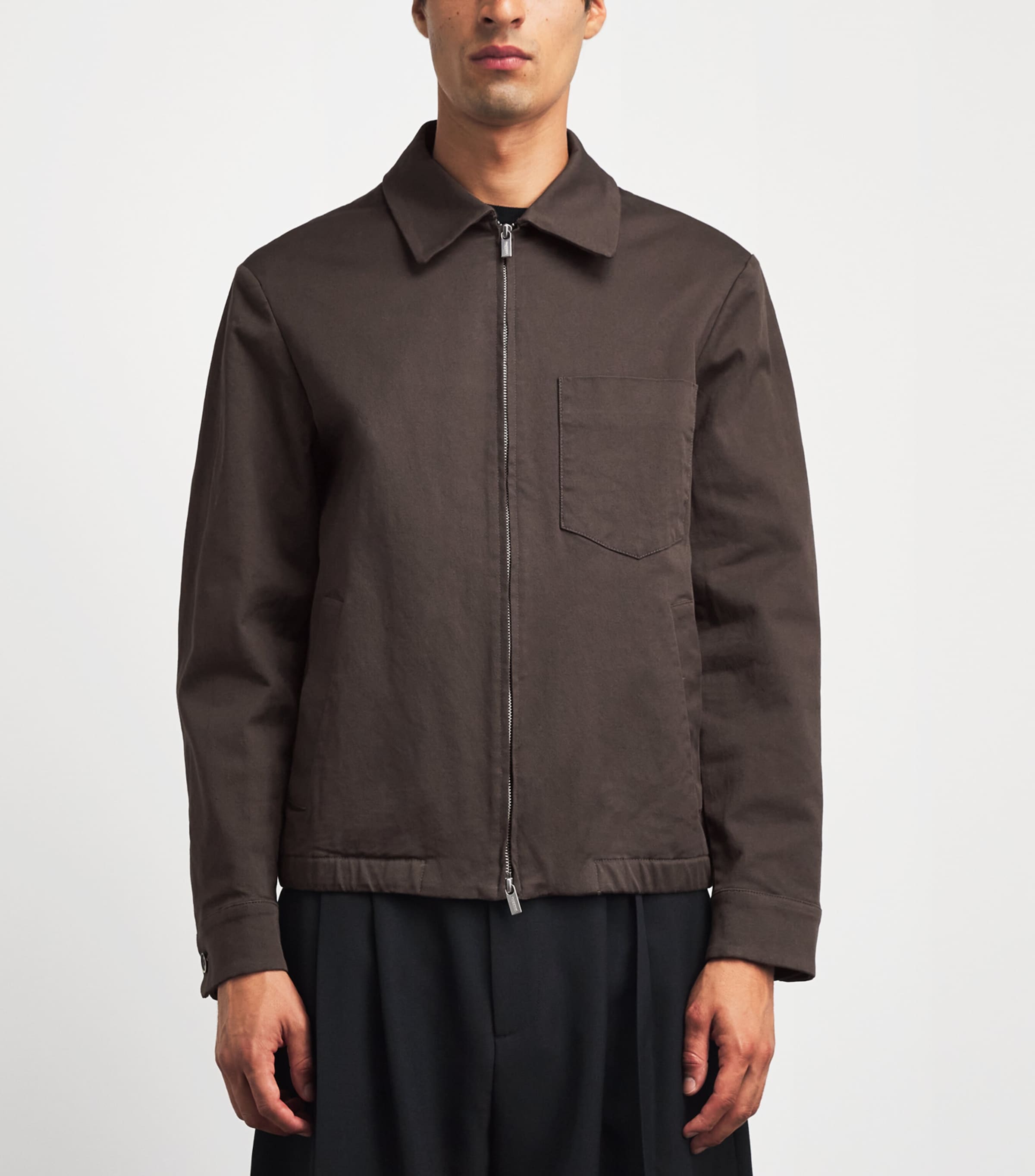 Barena Mens Gabardine Field Jacket Bruno Image 4