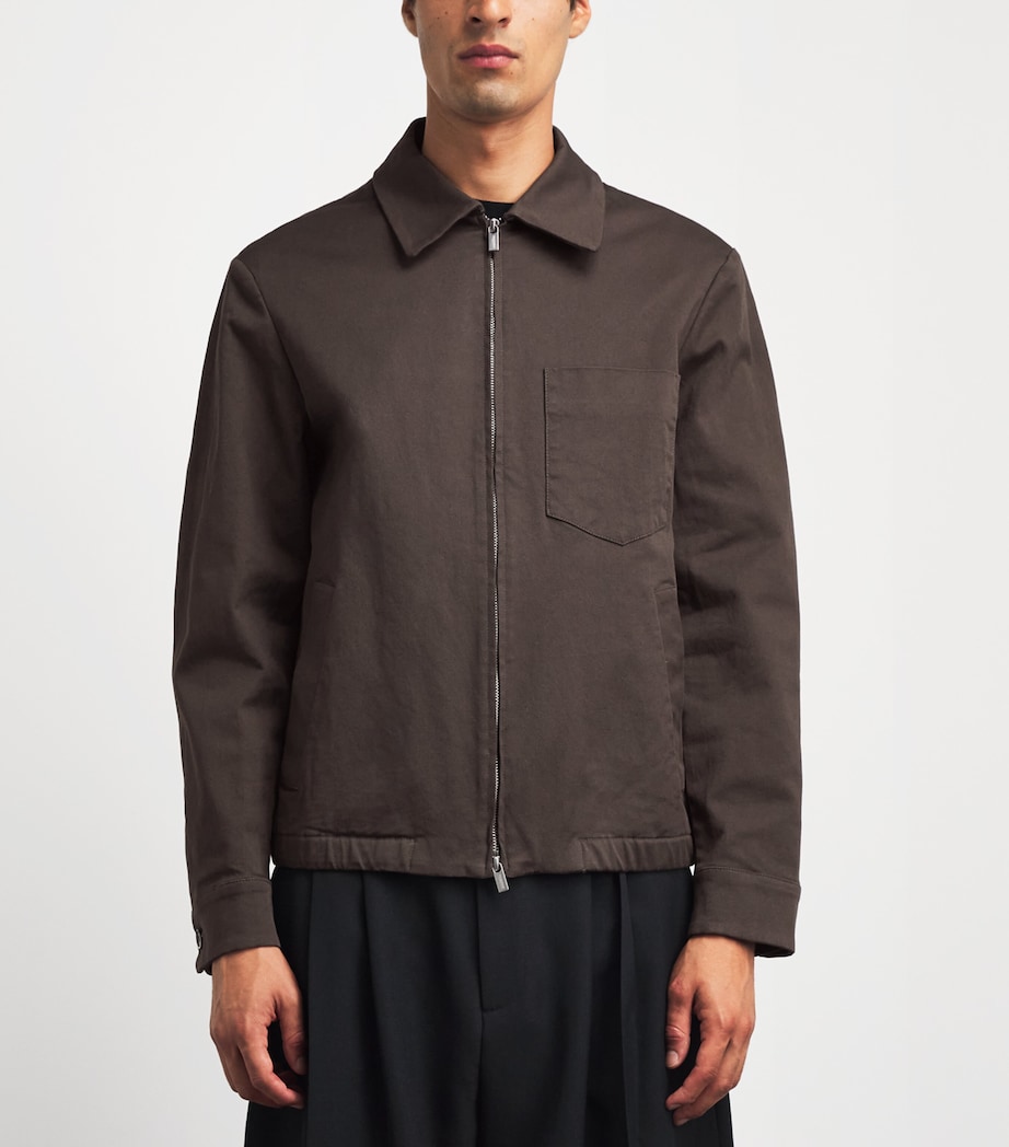 Barena Mens Gabardine Field Jacket Bruno Image 4