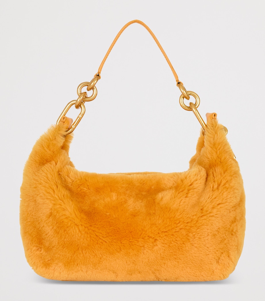 Medium Shearling Sync Shoulder Bag 1GF MUSTARD Image 3
