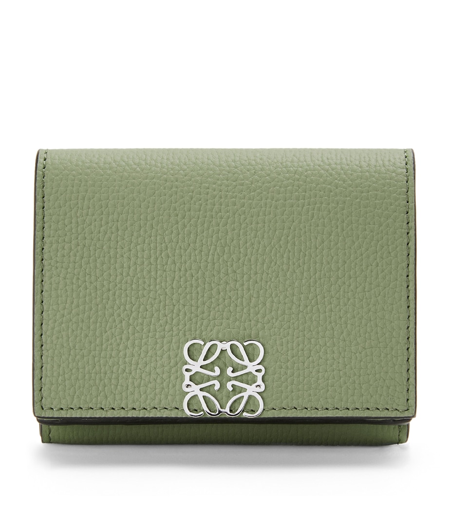 LOEWE Leather Anagram Trifold Wallet Rosemary Image 1