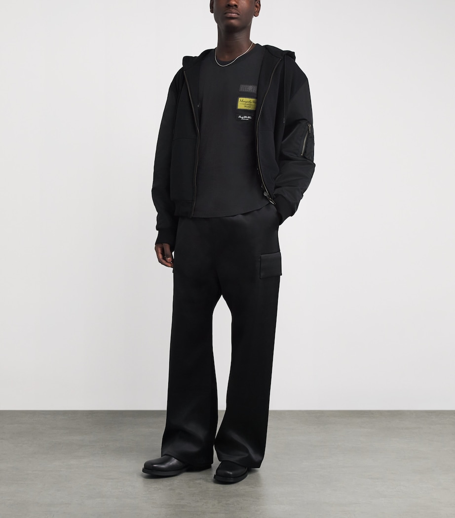 Cotton Label Appliqué T-Shirt 900 Image 2