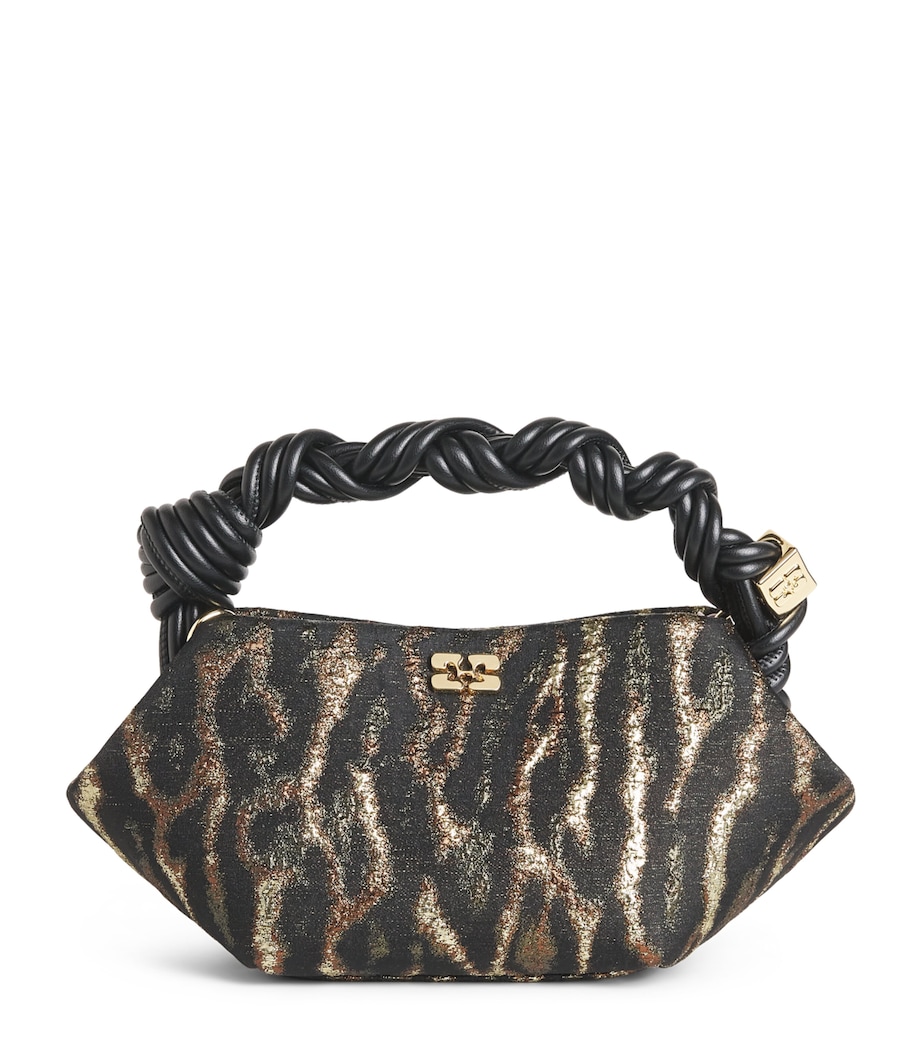 Mini Metallic Jacquard Bou Top-Handle Bag 01X ANTIQUE BRONZE Image 1