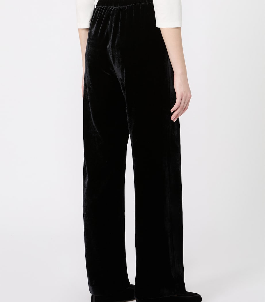 Weekend Max Mara Womens Straight Trousers Black Image 3