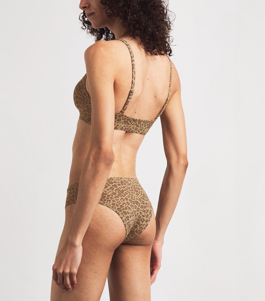 Skims Womens Fits Everybody Cheeky Briefs Desert Lprd Ink Prnt Image 3
