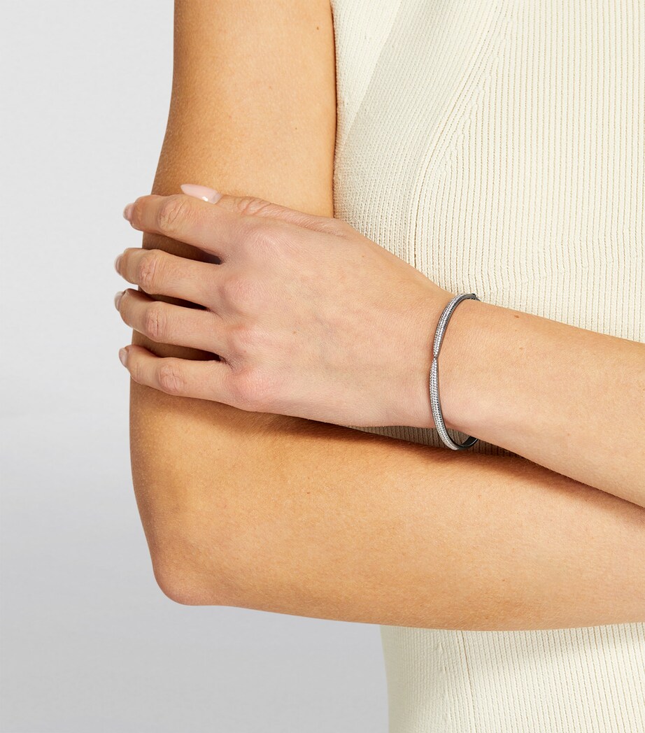 Black Gold and Diamond Kissing Claw Bracelet BLACK GOLD Image 5