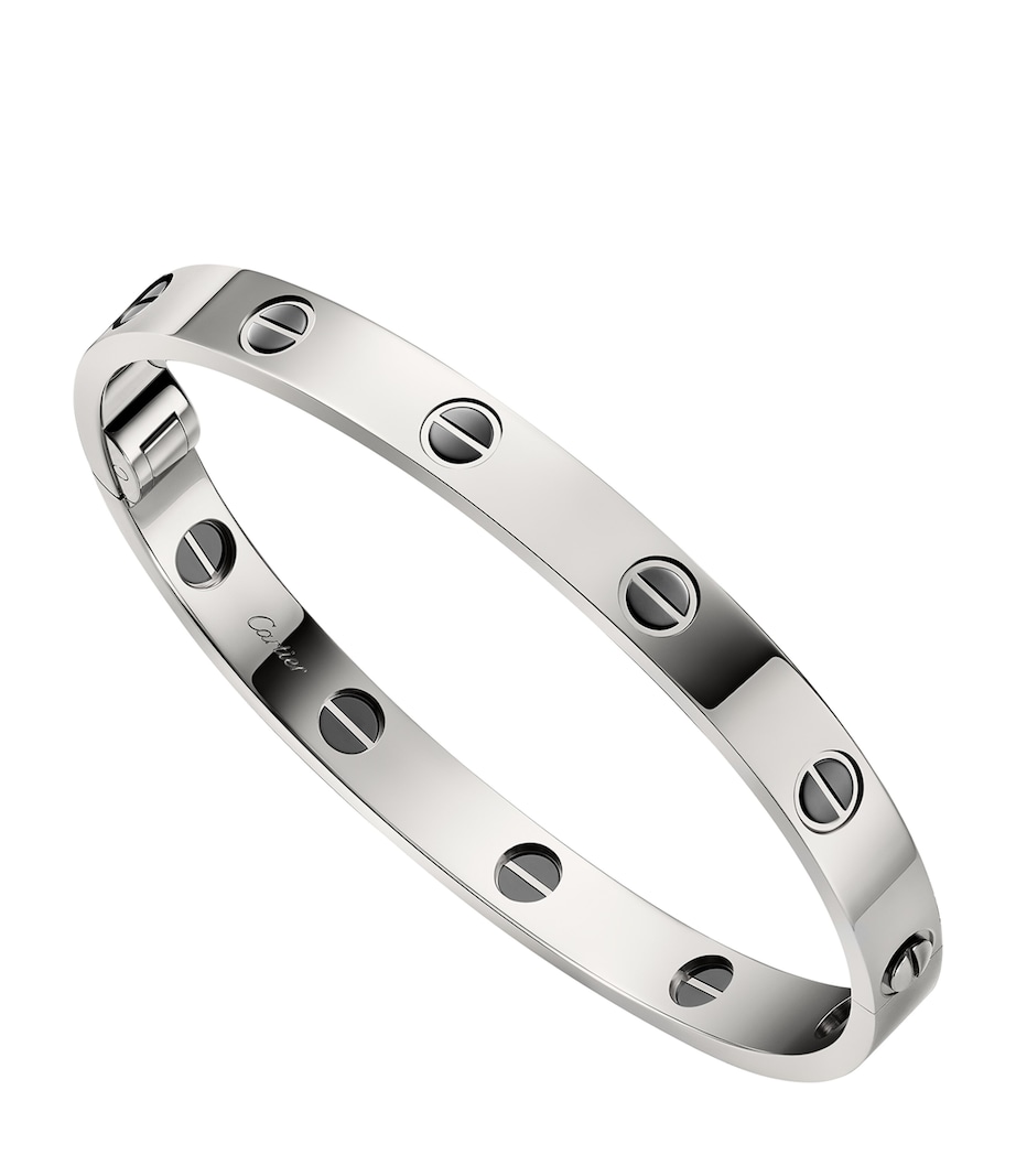 Cartier White Gold and Ceramic LOVE Bracelet White Gold Image 1