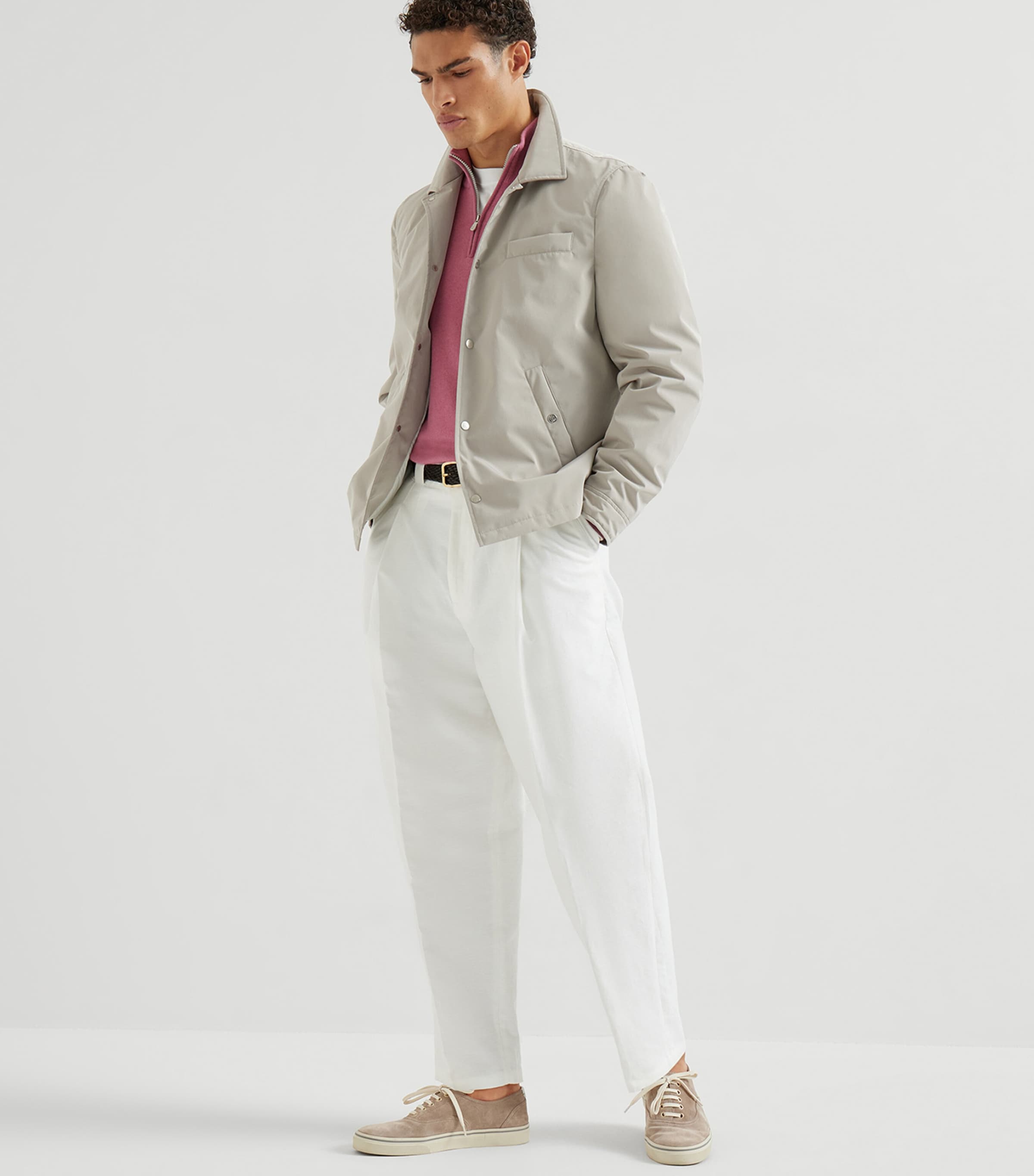 Cashmere Quarter-Zip Sweater CRZ64 Image 2