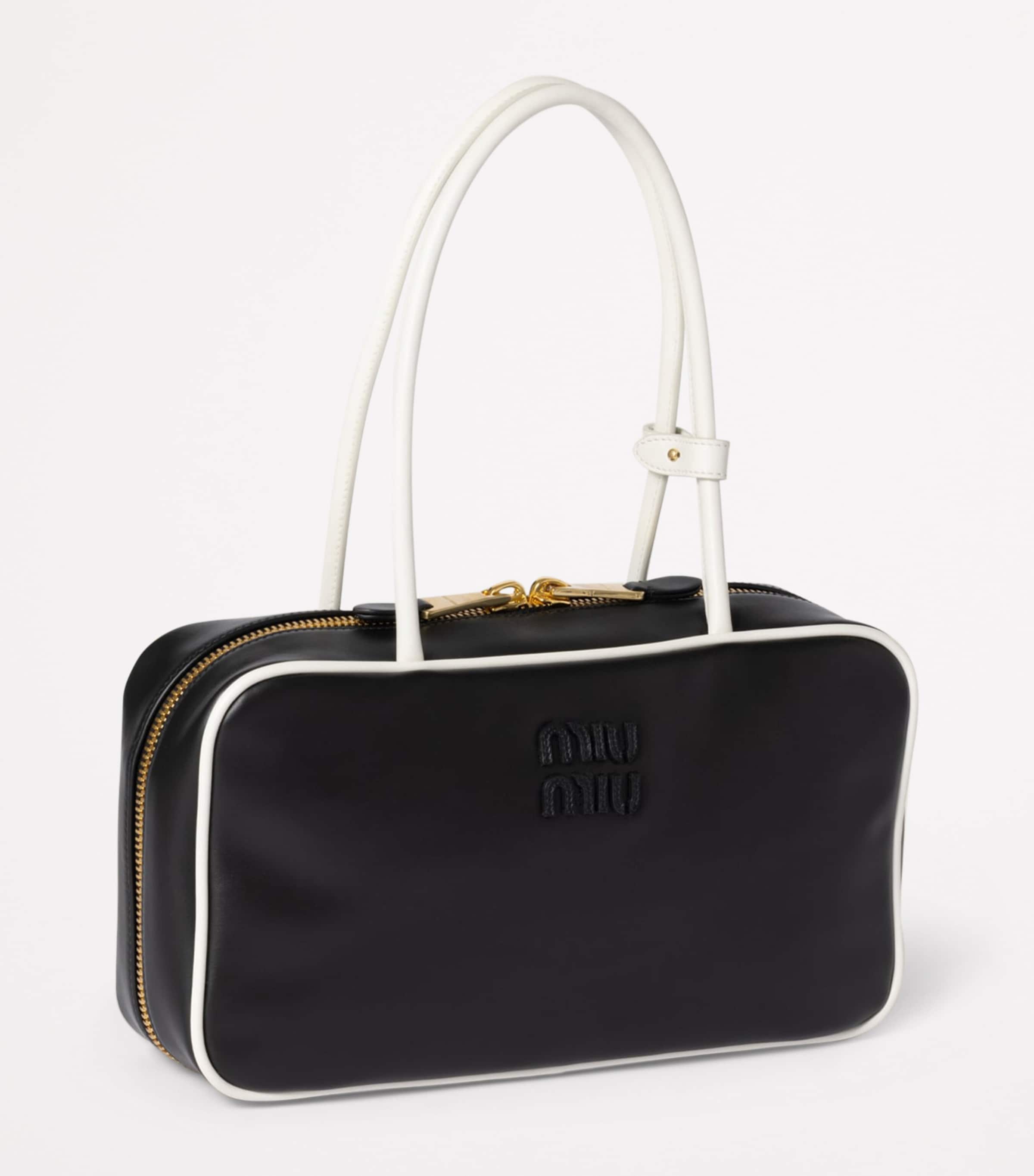 Leather Beau Top-Handle Bag F0967 Image 3
