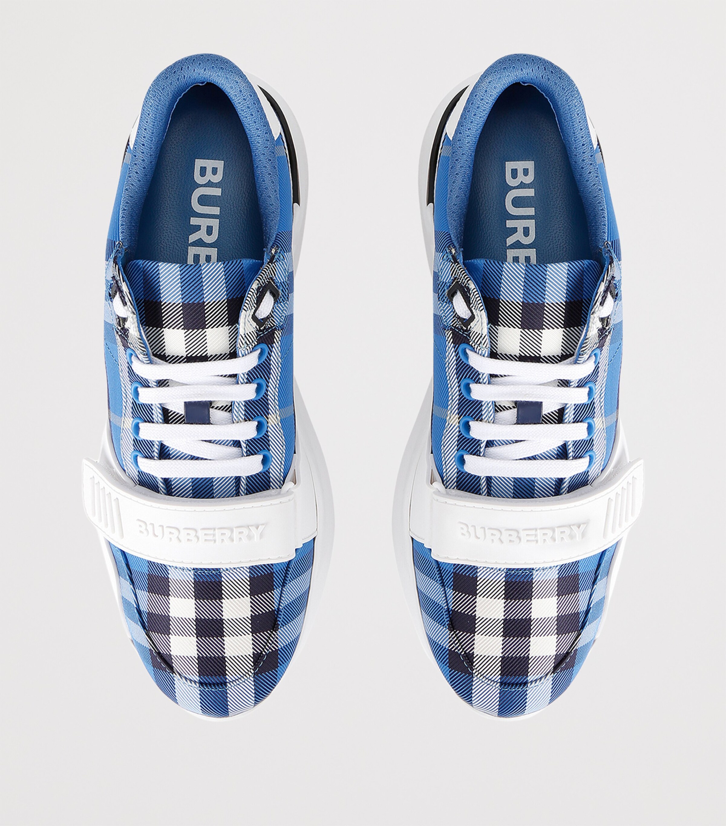 Burberry New Regis Vintage Check Sneakers Blue Other Image 4
