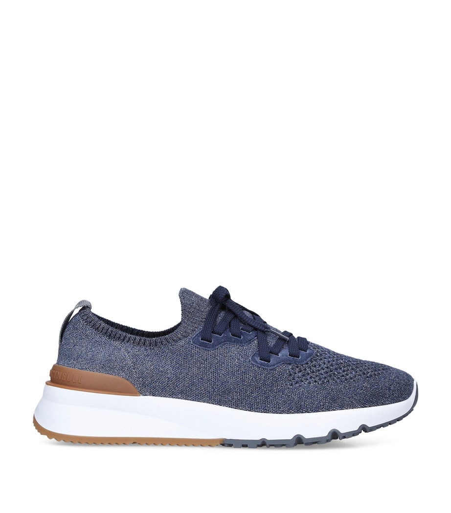 Lace-Up Sneakers NAVY Image 3
