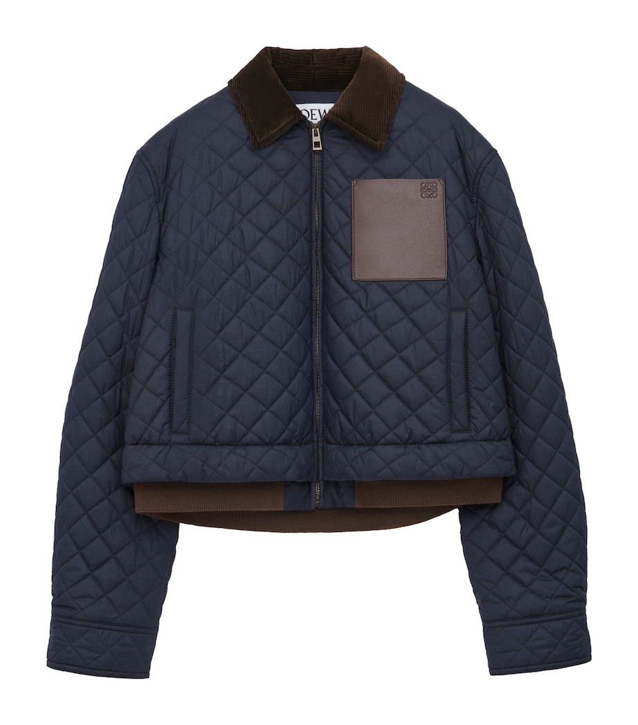 Quilted Monogram Field Jacket DARK NAVY Image 1
