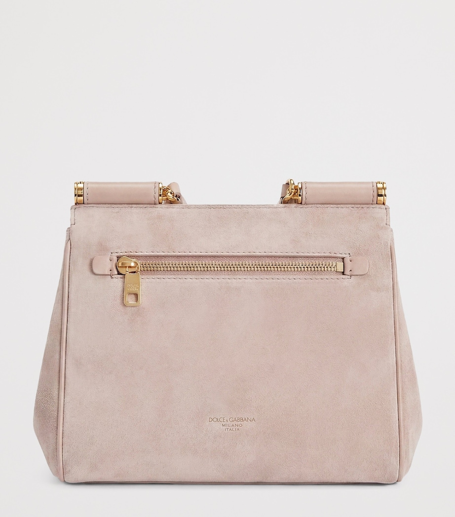 Dolce&Gabbana Suede My Sicily Top-Handle Bag Make Up/make U Image 2