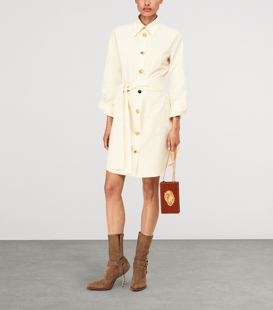 Suede Keyhole Ankle Boots 95 891 ELEPHANT Image 2