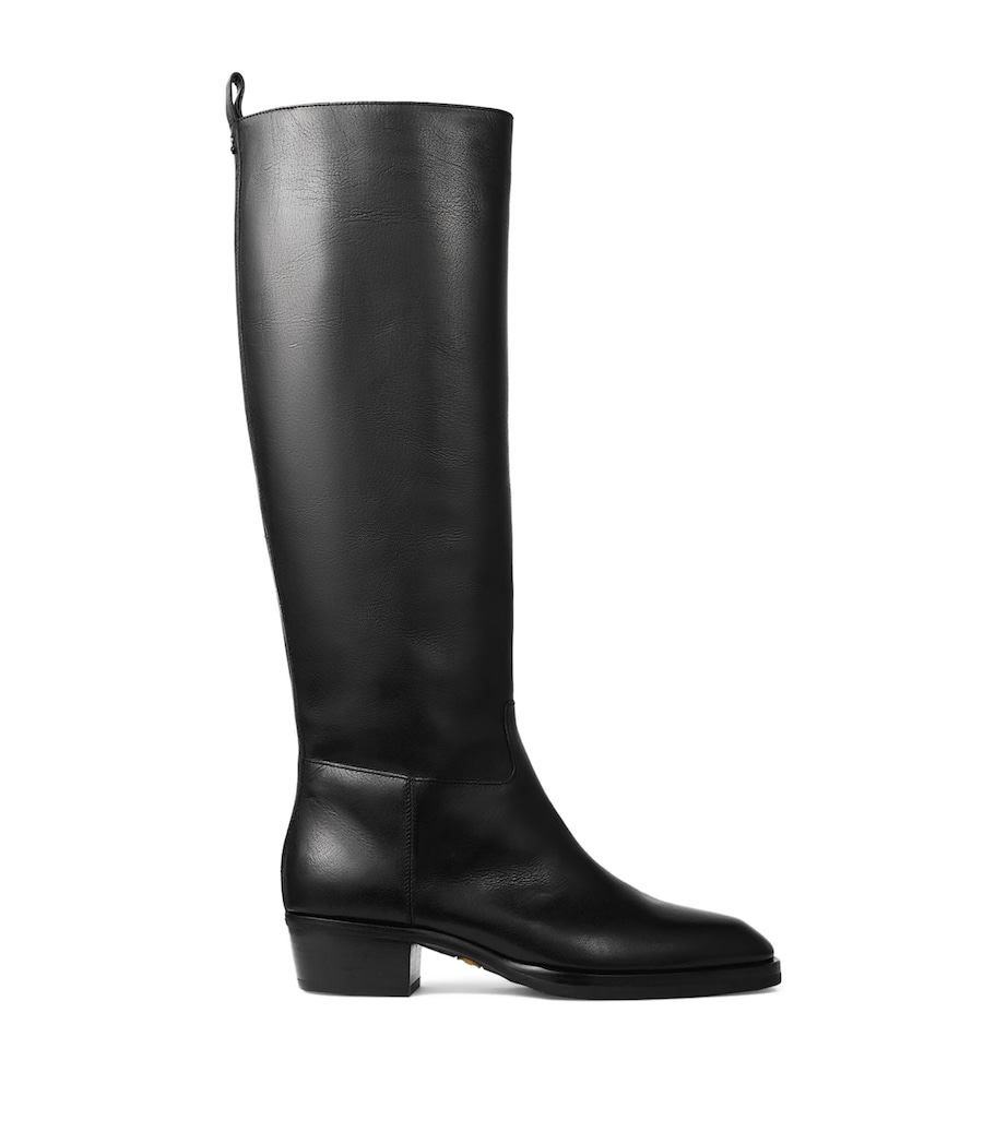 Jimmy Choo Mave 45 Leather Knee-High Boots Black Image 1