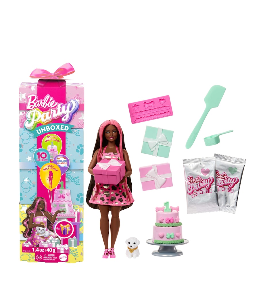 Party Unboxed Pet Birthday Doll and Accessories MULTI Image 1