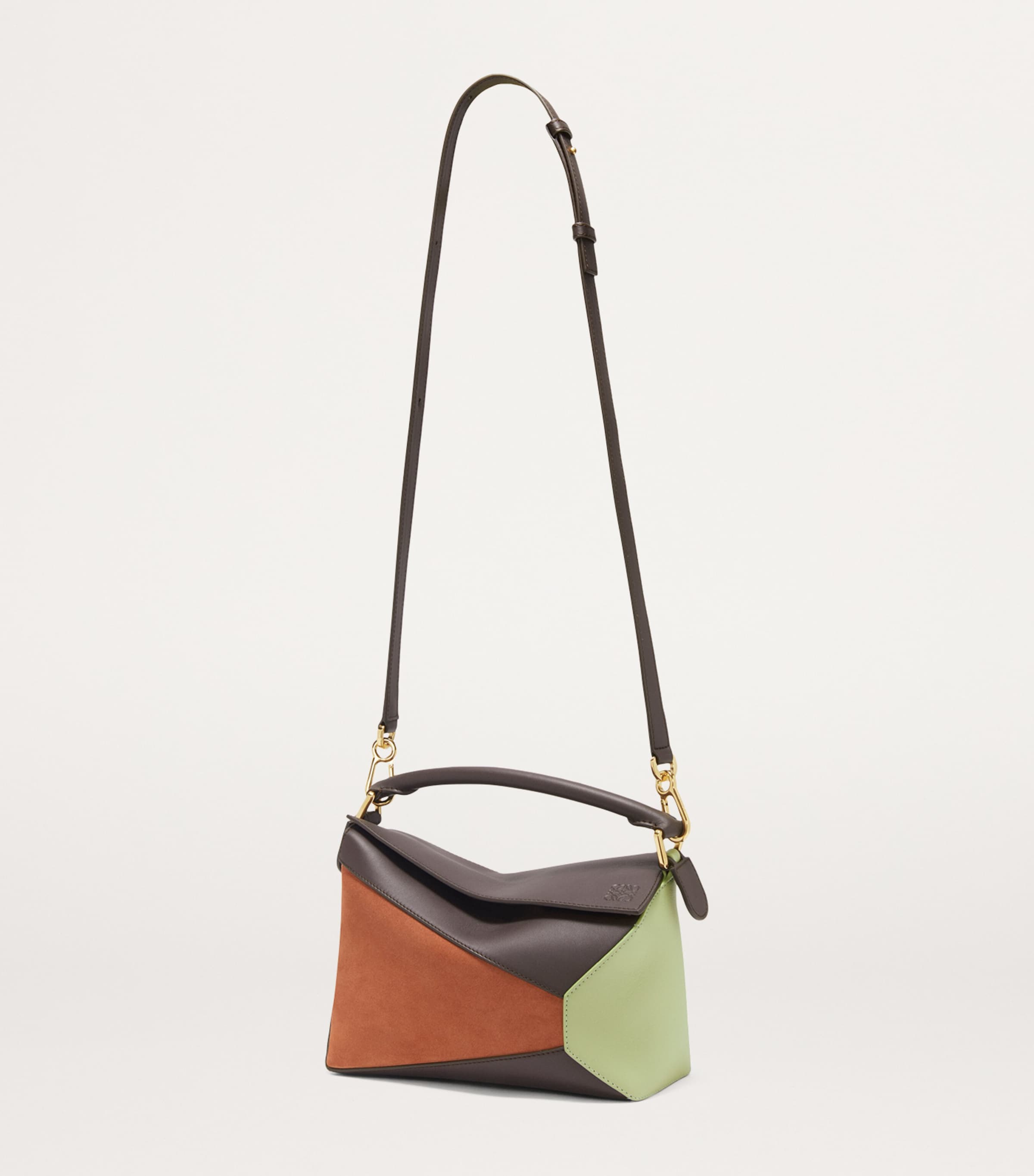 LOEWE Small Leather Puzzle Edge Top-Handle Bag | Harrods US