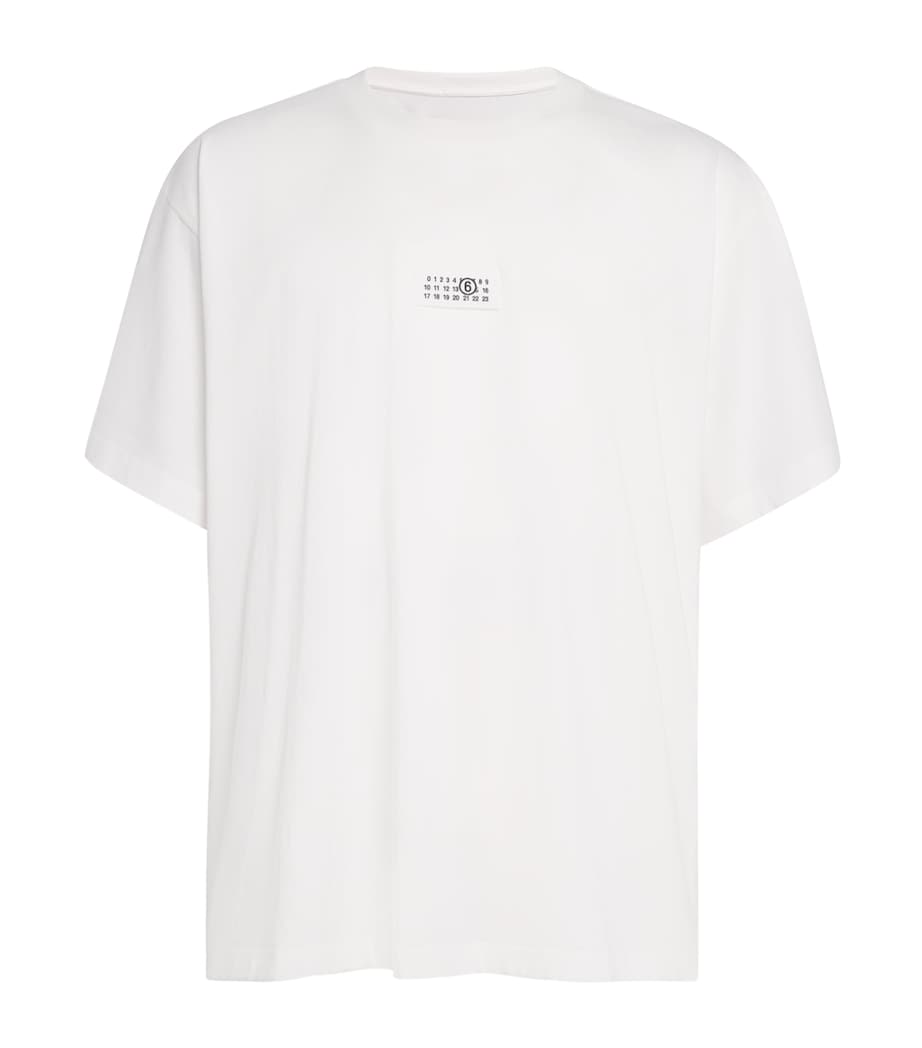 Cotton Numeric Tab T-Shirt 101 - OFF WHITE Image 1