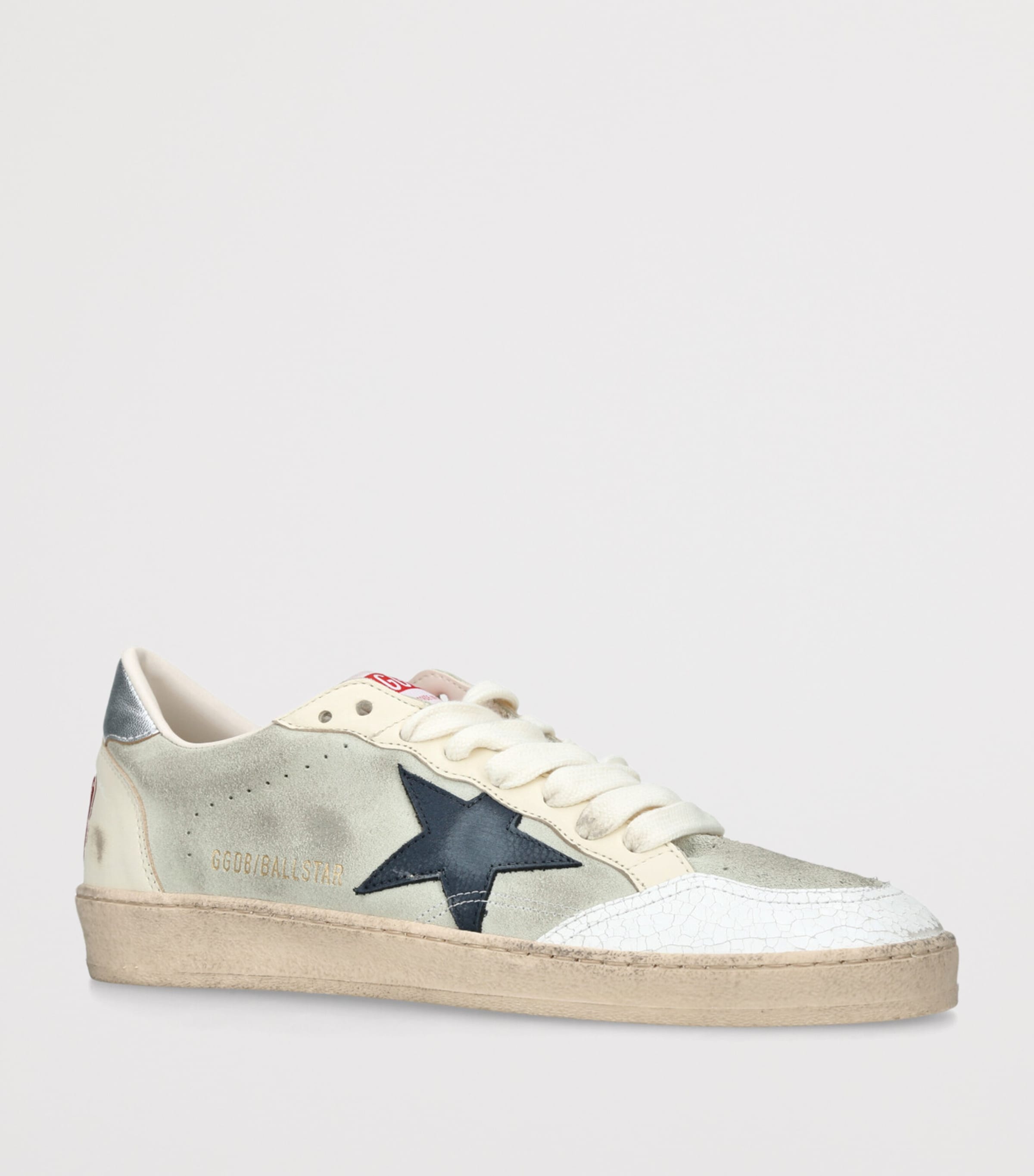 Golden Goose Suede Ball Star Sneakers White/comb Image 3