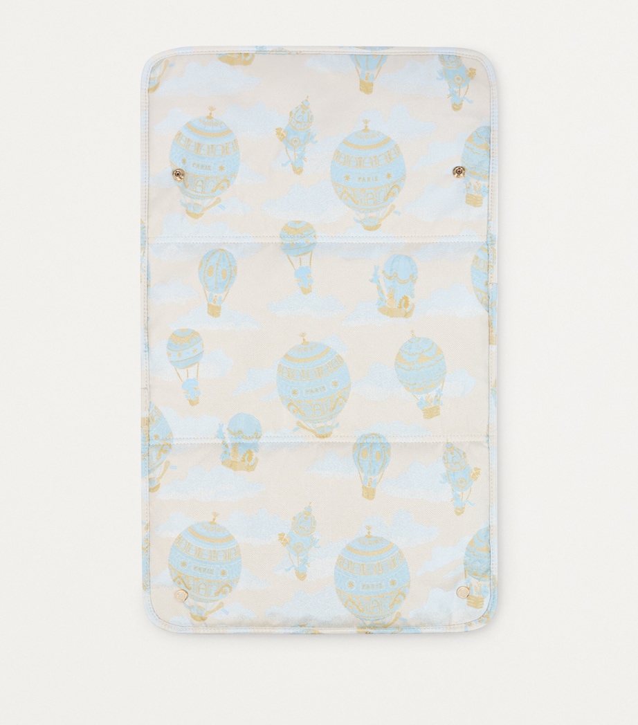 Changing Bag and Mat Set BLUE HOT AIR BALLOON Image 4