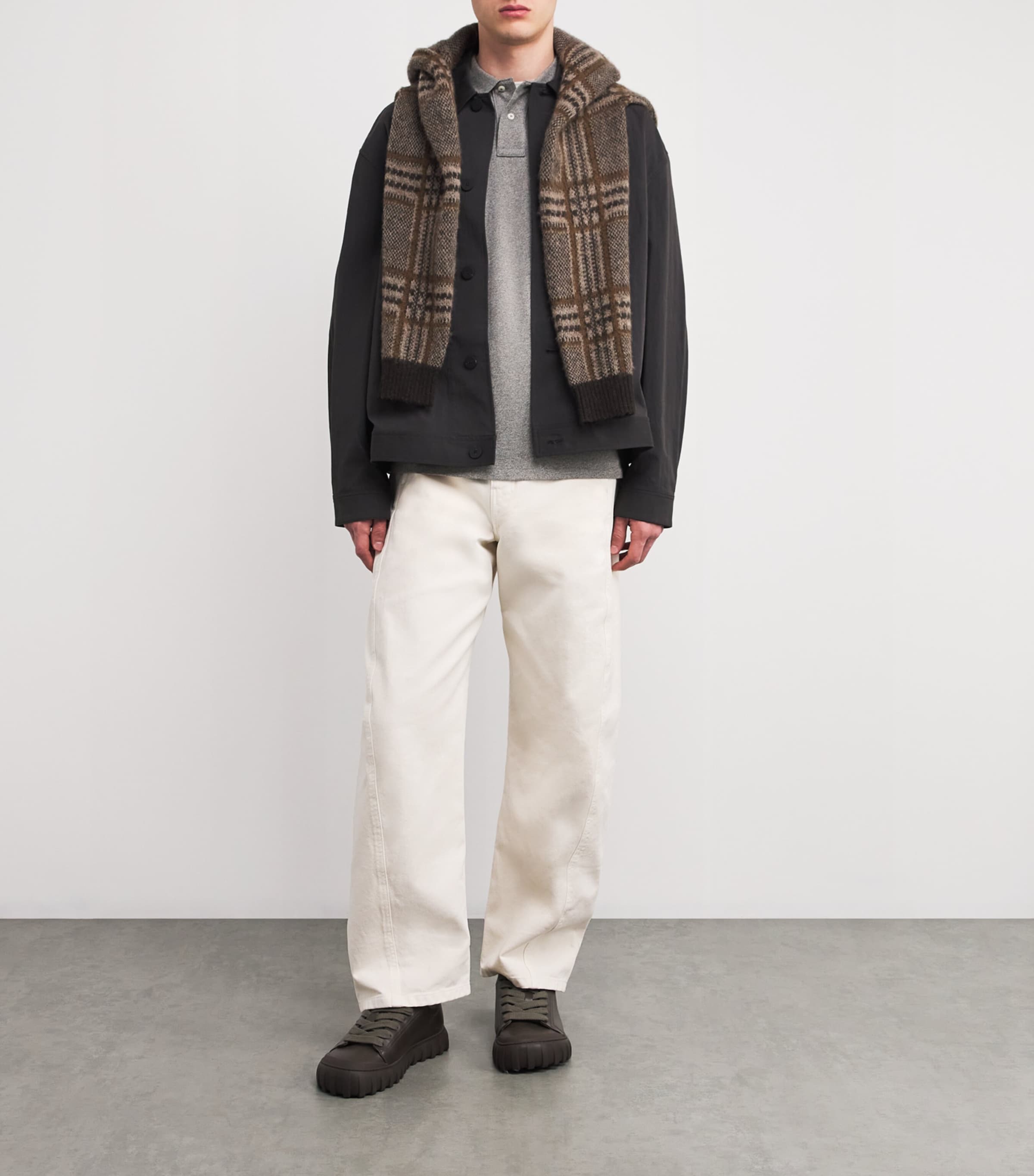 Cotton Polo Pony Polo Shirt CANT HEATHER Image 2