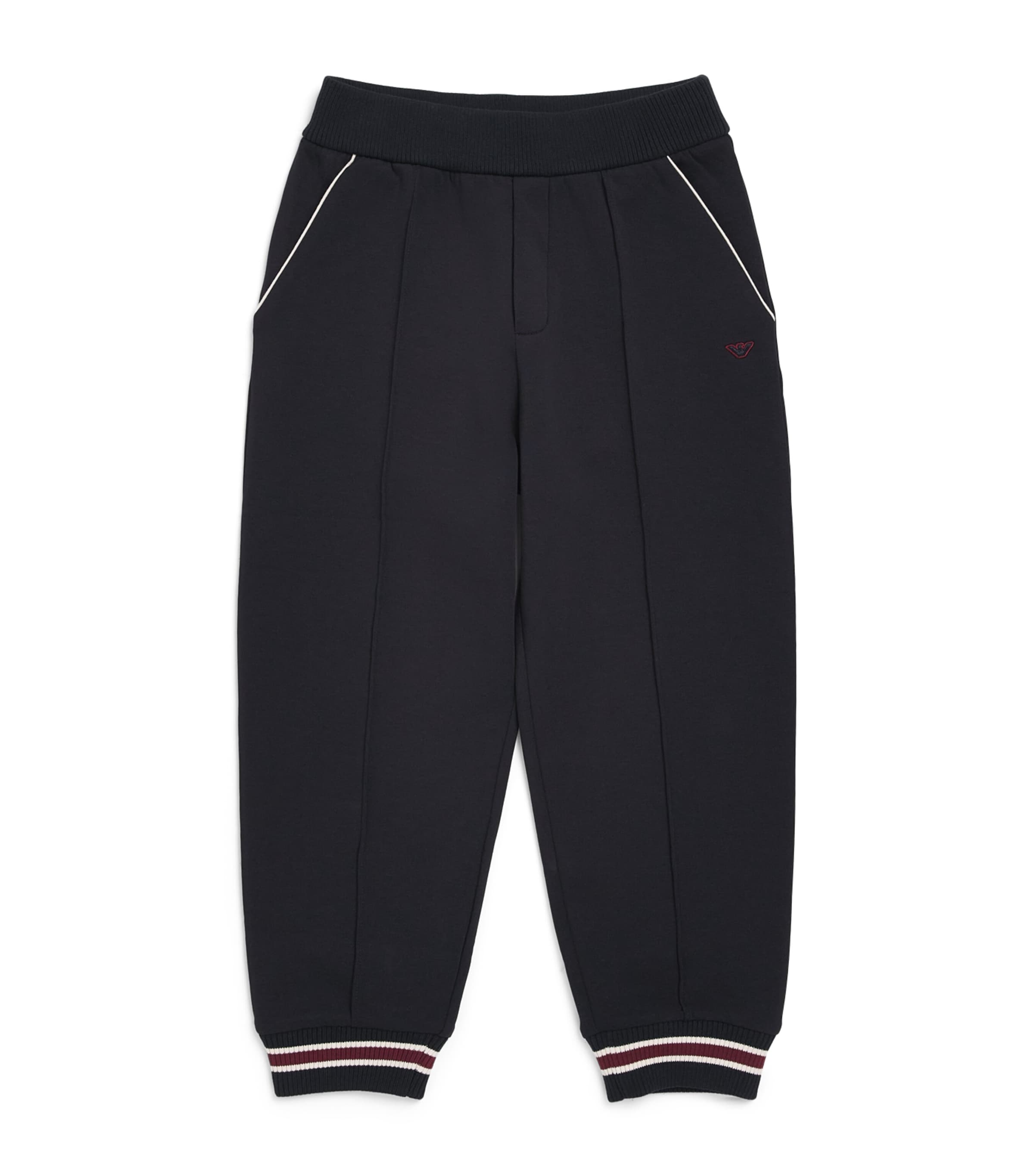 Emporio Armani Kids Eagle Logo Sweatpants (4-16 Years) Iconico Blu Nvy Image 1