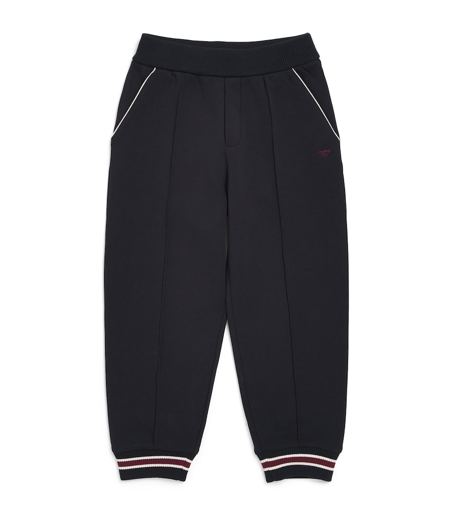Emporio Armani Kids Eagle Logo Sweatpants (4-16 Years) Iconico Blu Nvy Image 1