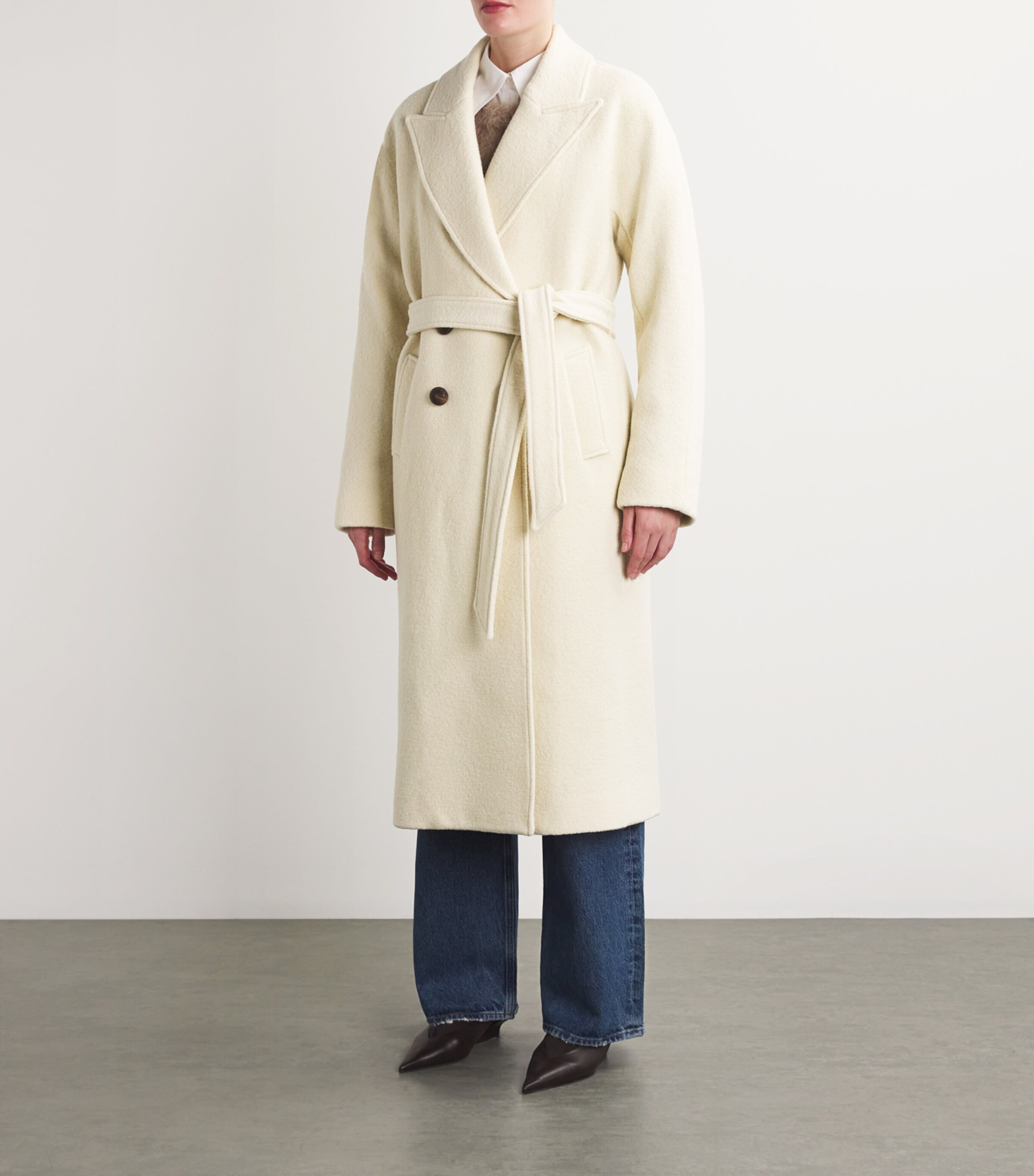 Veronica Beard Ivory Dickey Wrap Trenchcoat | Harrods UK