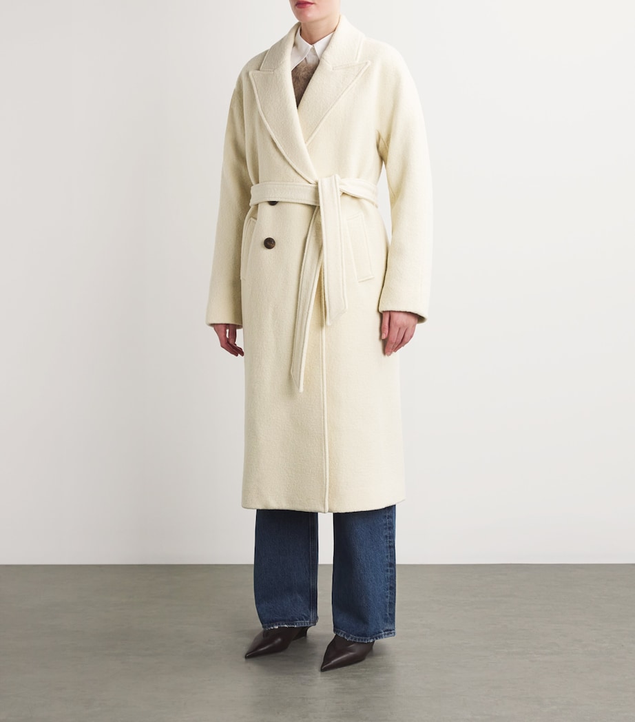 Dickey Wrap Trenchcoat W0007 ECRU Image 3