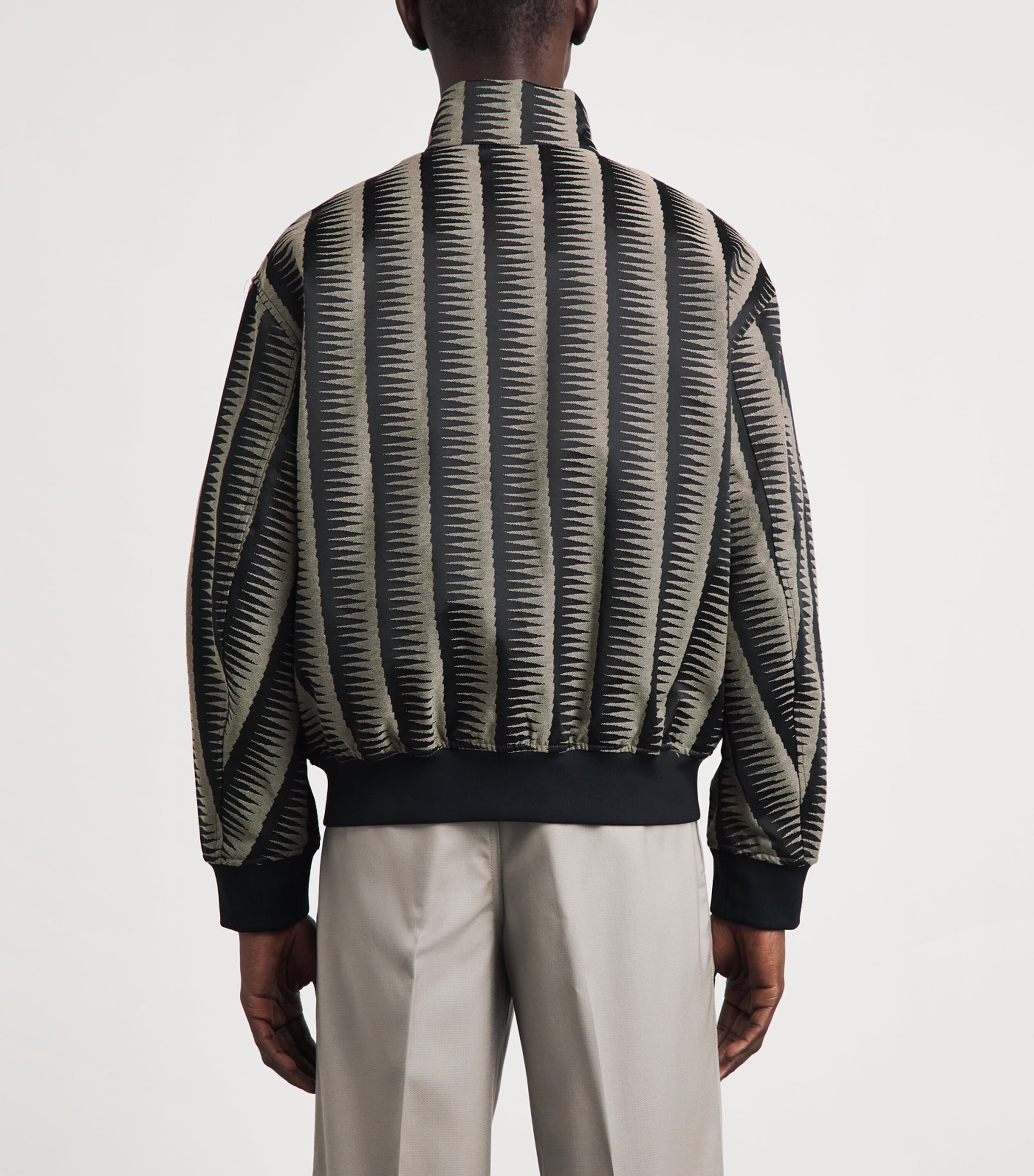 Emporio Armani Mens Jacquard Jacket Image 5