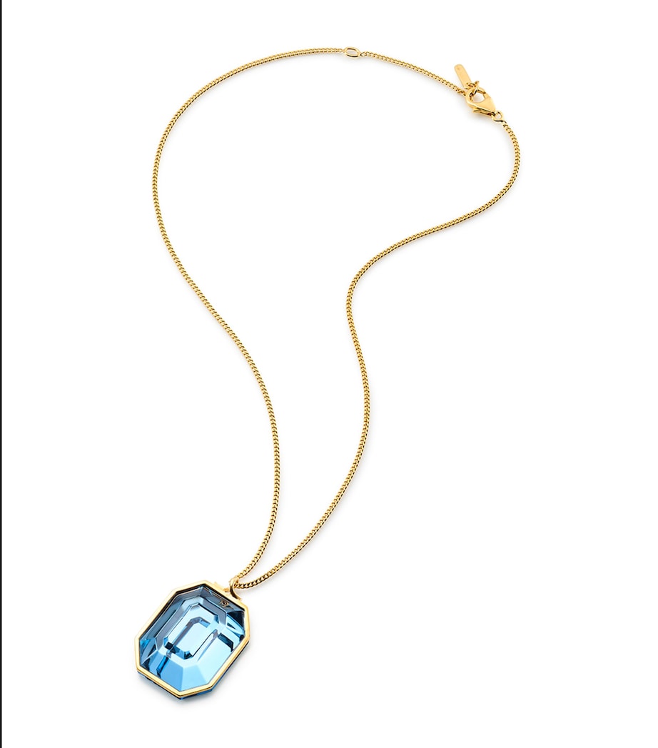 Gold Vermeil and Crystal Harcourt Pendant CLEAR Image 2