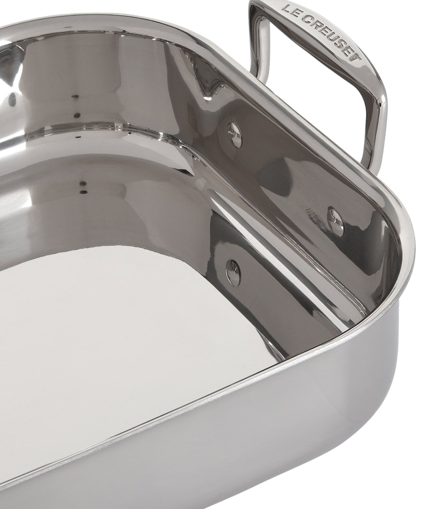 3-Ply Stainless Steel Rectangular Roaster STEEL Image 2