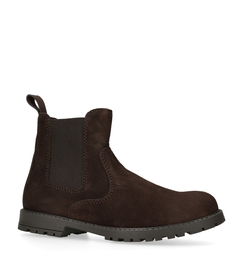 Suede Oscar Boots DARK BROWN Image 1