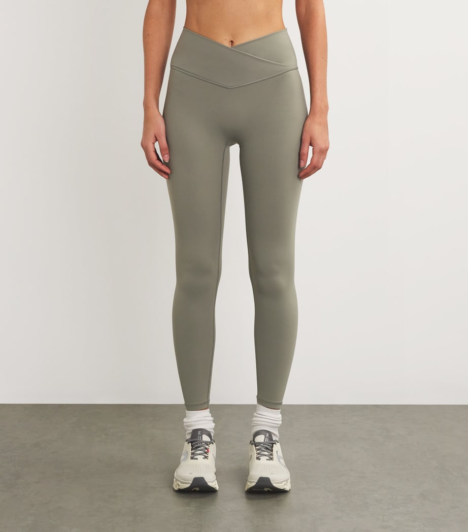 Ultimate Wrap Over Leggings OLIVE GREEN Image 3