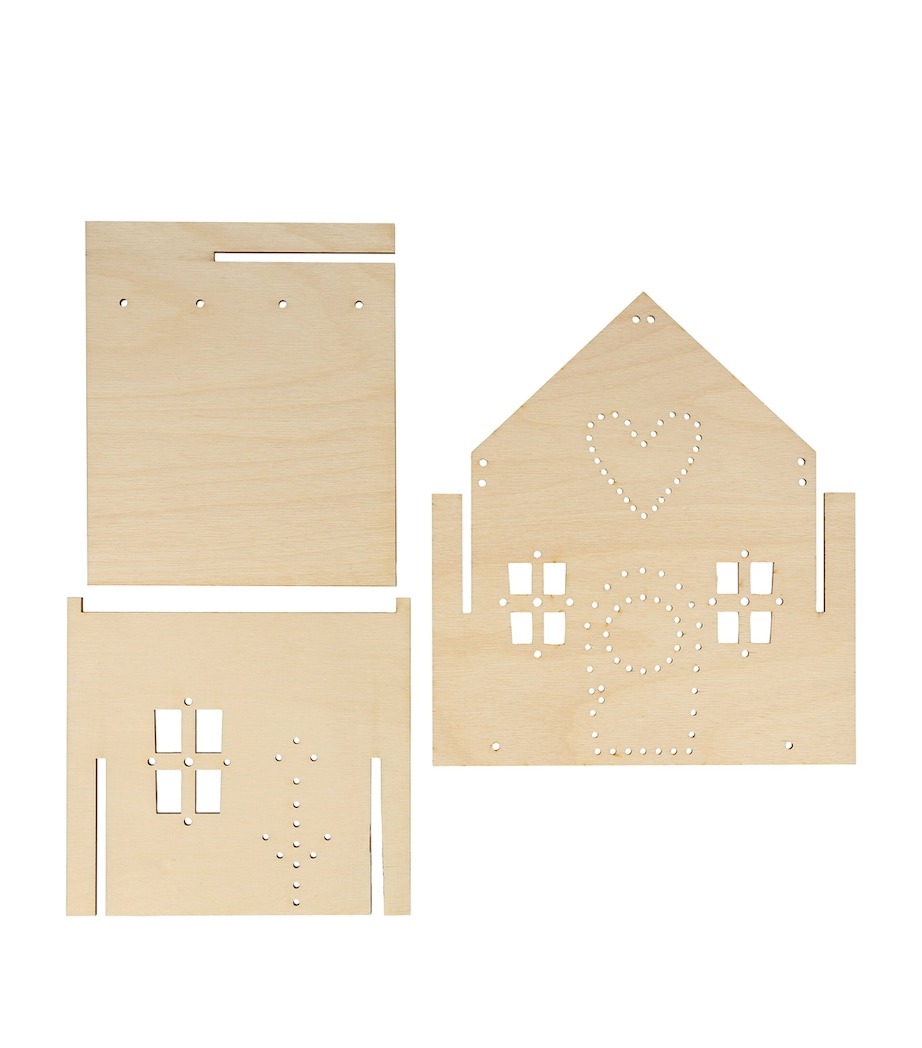 Wooden Gingerbread House Craft Kit MULTICOLORED Image 5