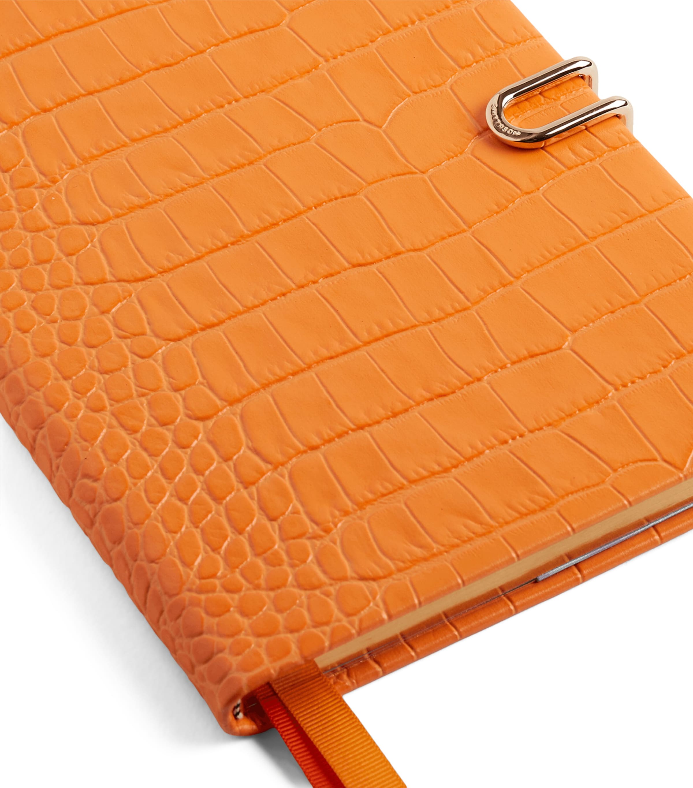 Smythson Leather Mara Soho A5 Mid-Year 2026 Diary Light Orange Image 5