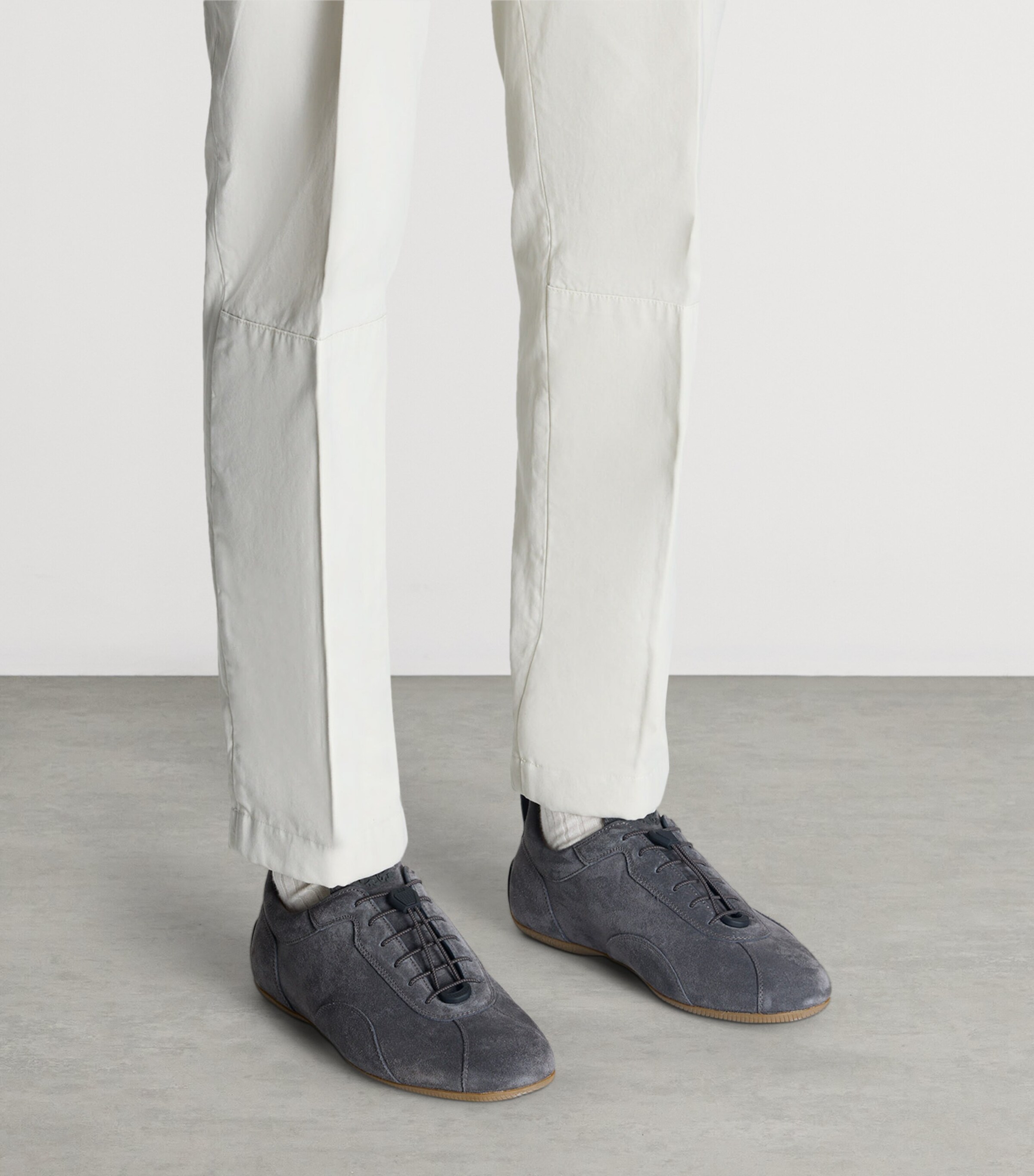 Dunhill Suede Automotive Davies Sneakers Image 2