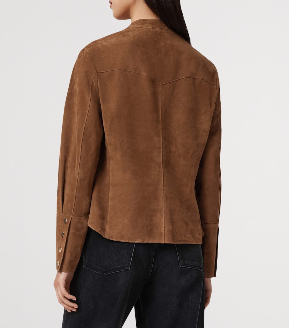 Suede Rock Shirt SUGAR BROWN Image 4