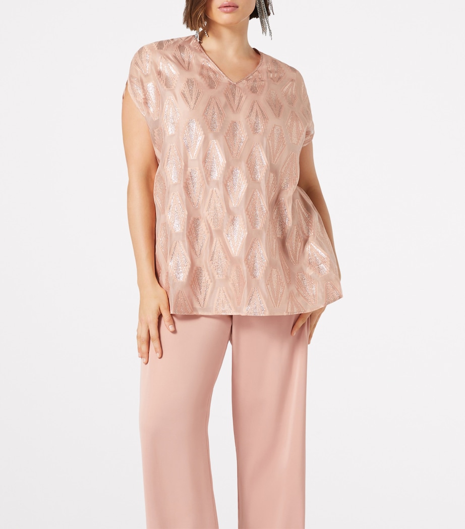 x Dima Ayad Sleeveless Girotta Top ROSE GOLD Image 4