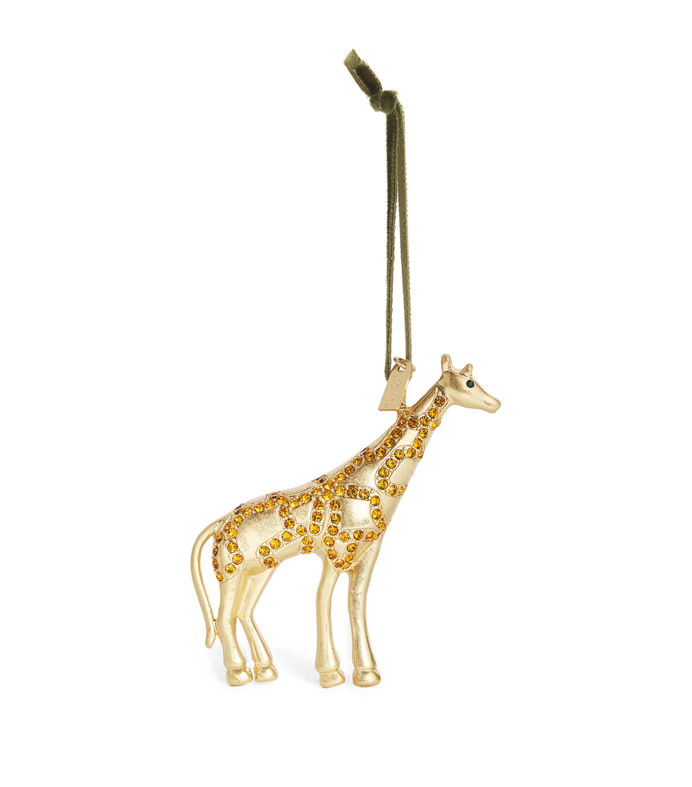 Joanna Buchanan Embellished Giraffe Tree Decoration In Blue