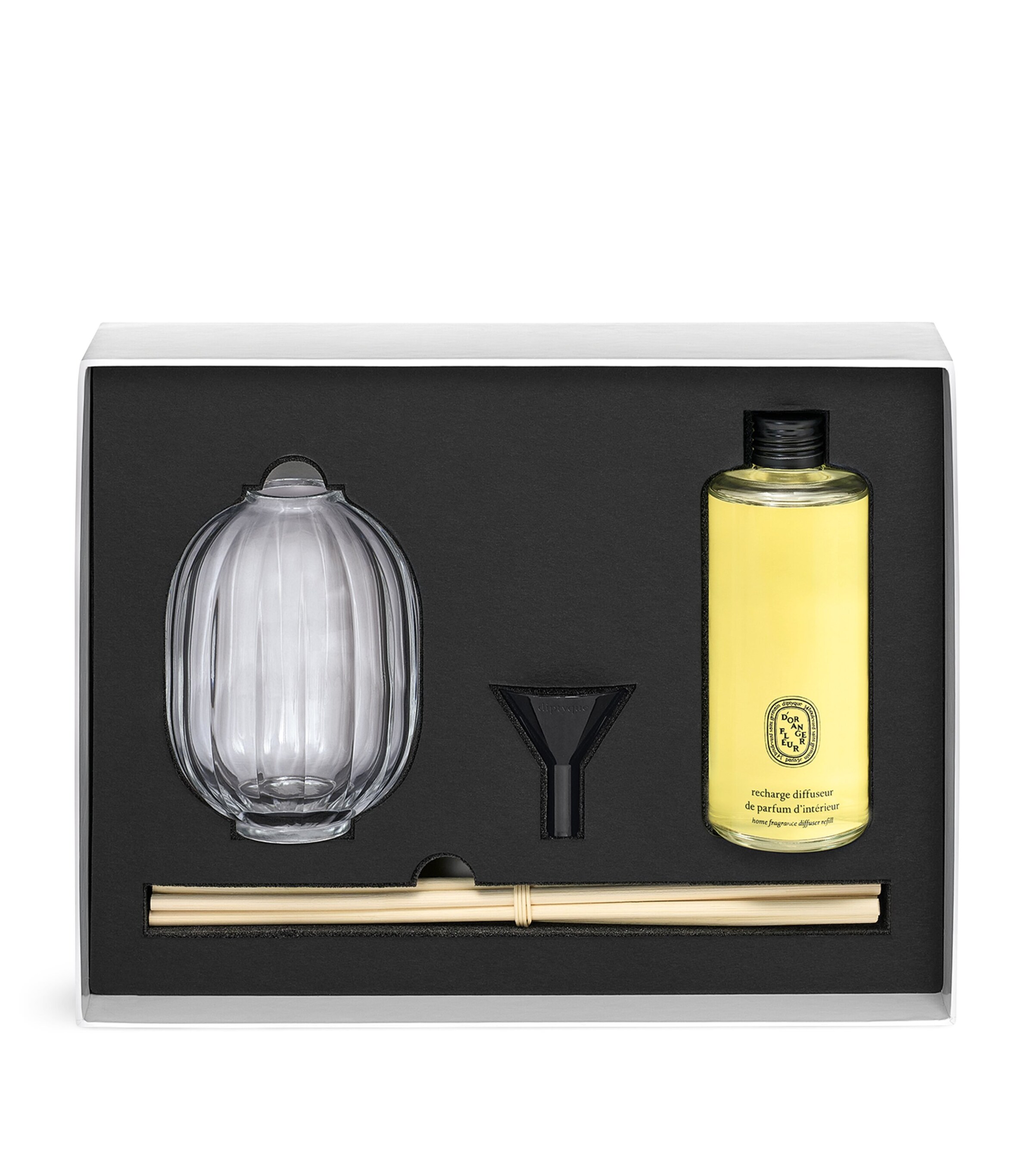 diptyque D'ORANGER FLEUR アロマディフューザーセット Fleur d'Oranger/ Orange Blossom Hourglass Diffuser 2.0