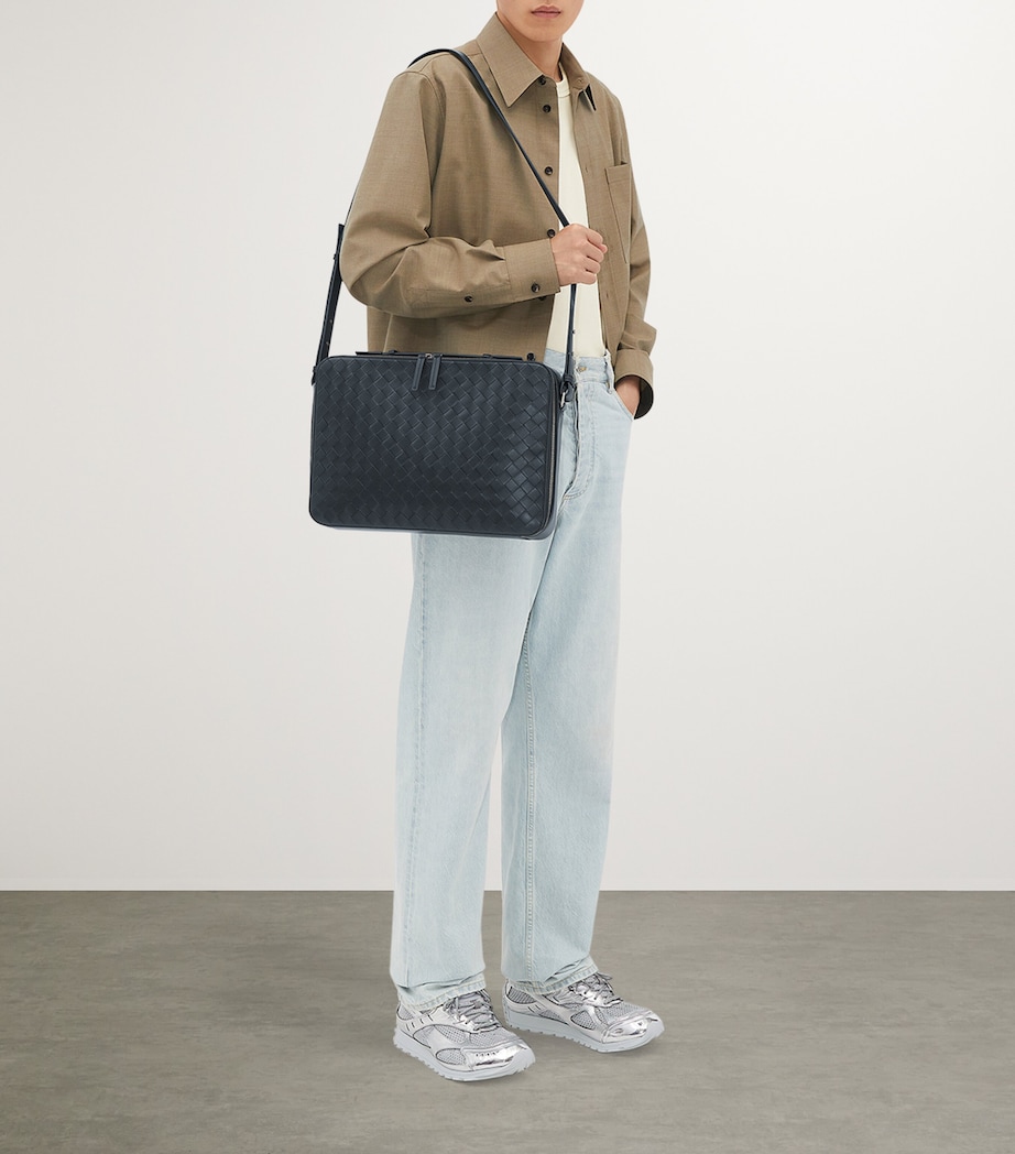 Leather Slim Getaway Briefcase 4211 Image 6